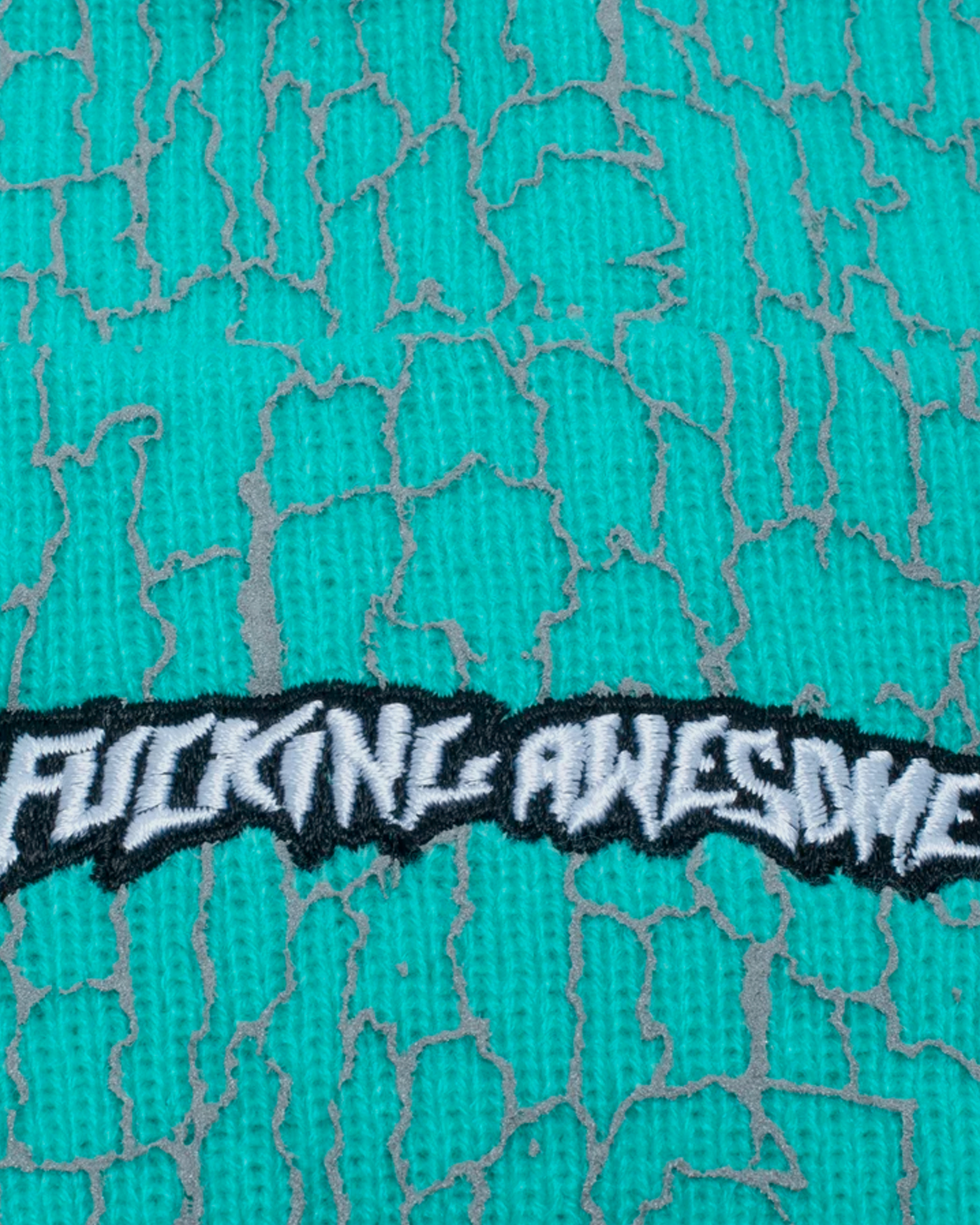 Fucking Awesome Everyday Camo Cuff Beanie Turquoise