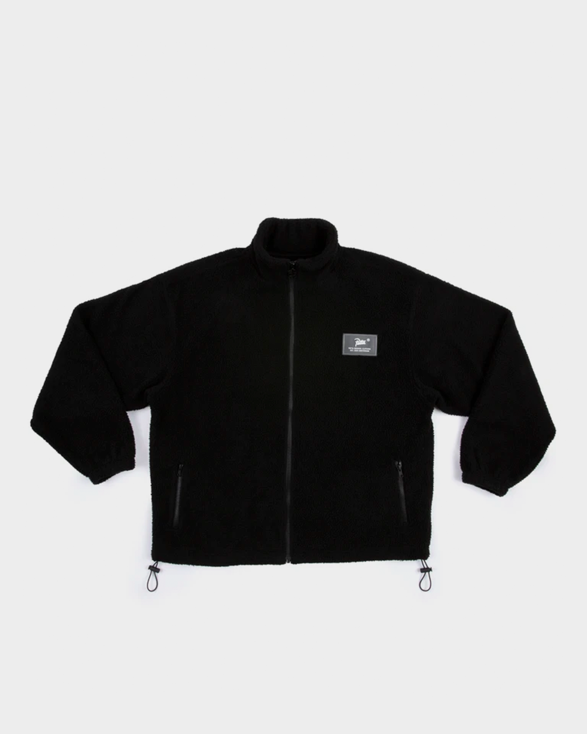 Patta Shearling Fleece Jacket Black