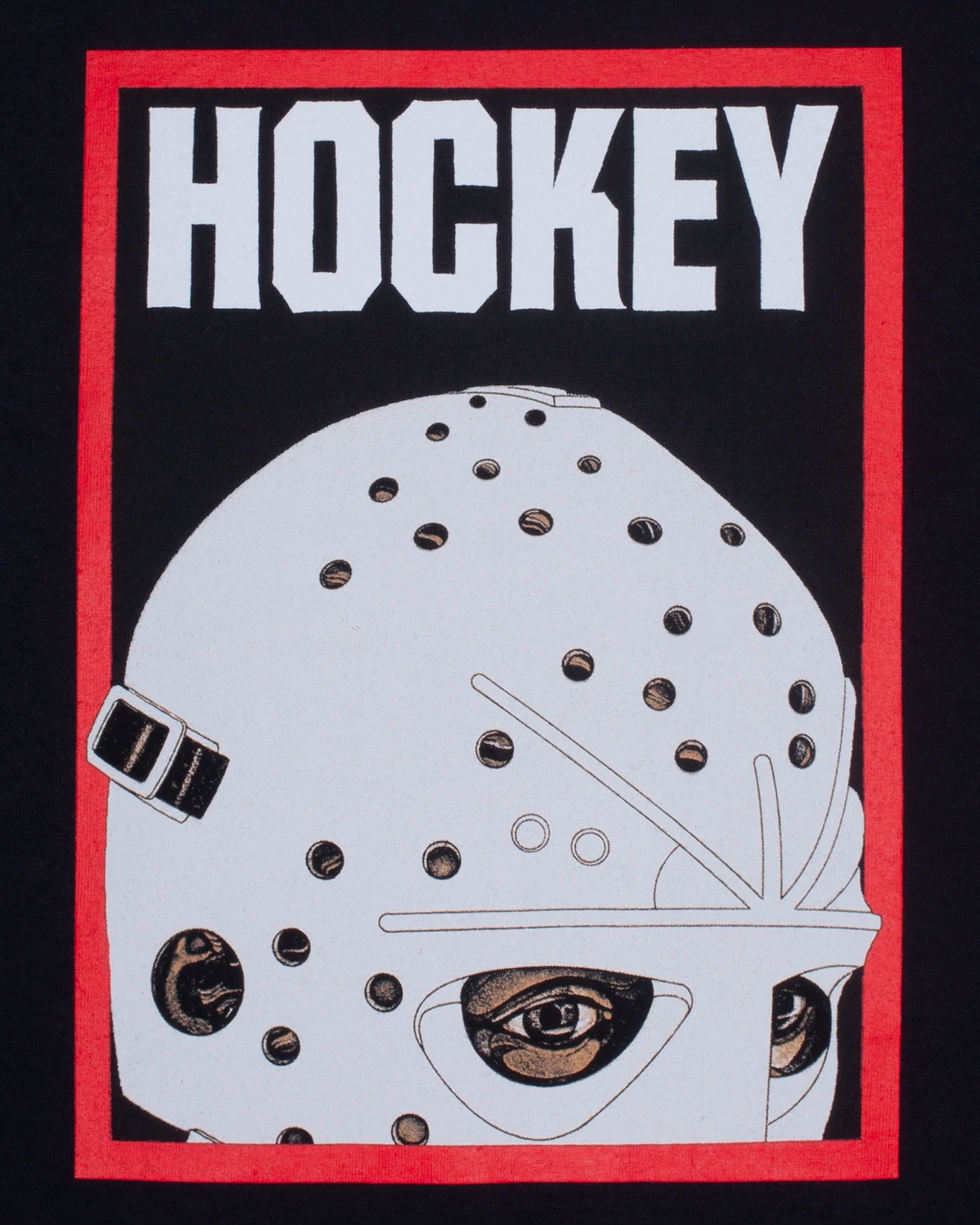 Hockey Half Mask Longsleeve T-shirt Black