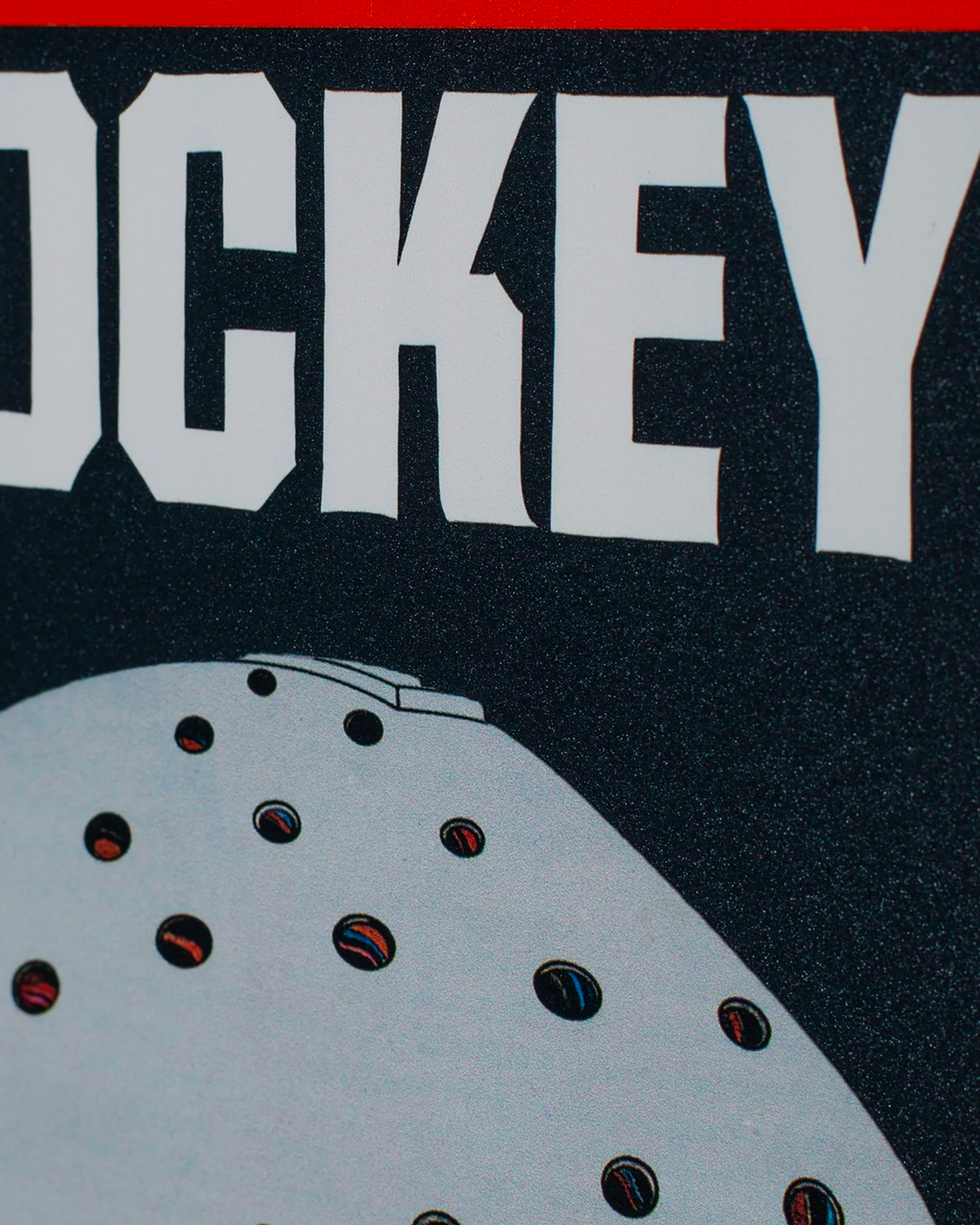 Hockey Half Mask Black Deck 8