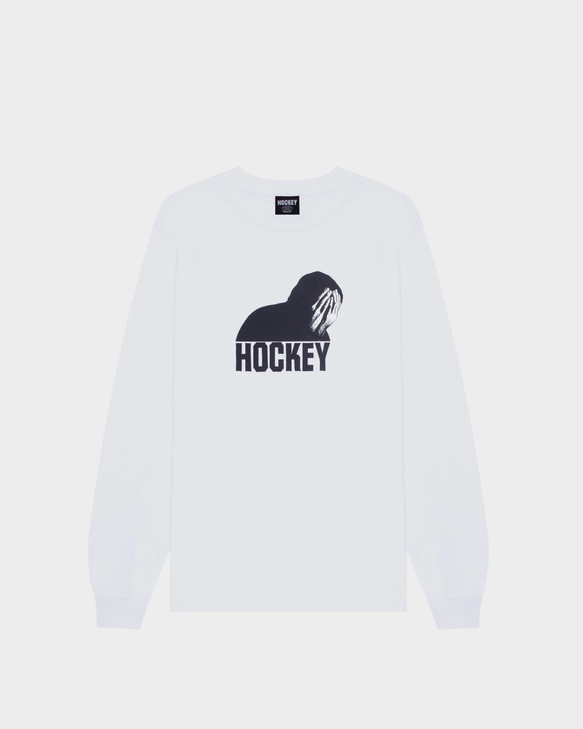 Hockey God Of Suffer Longsleeve T-shirt White