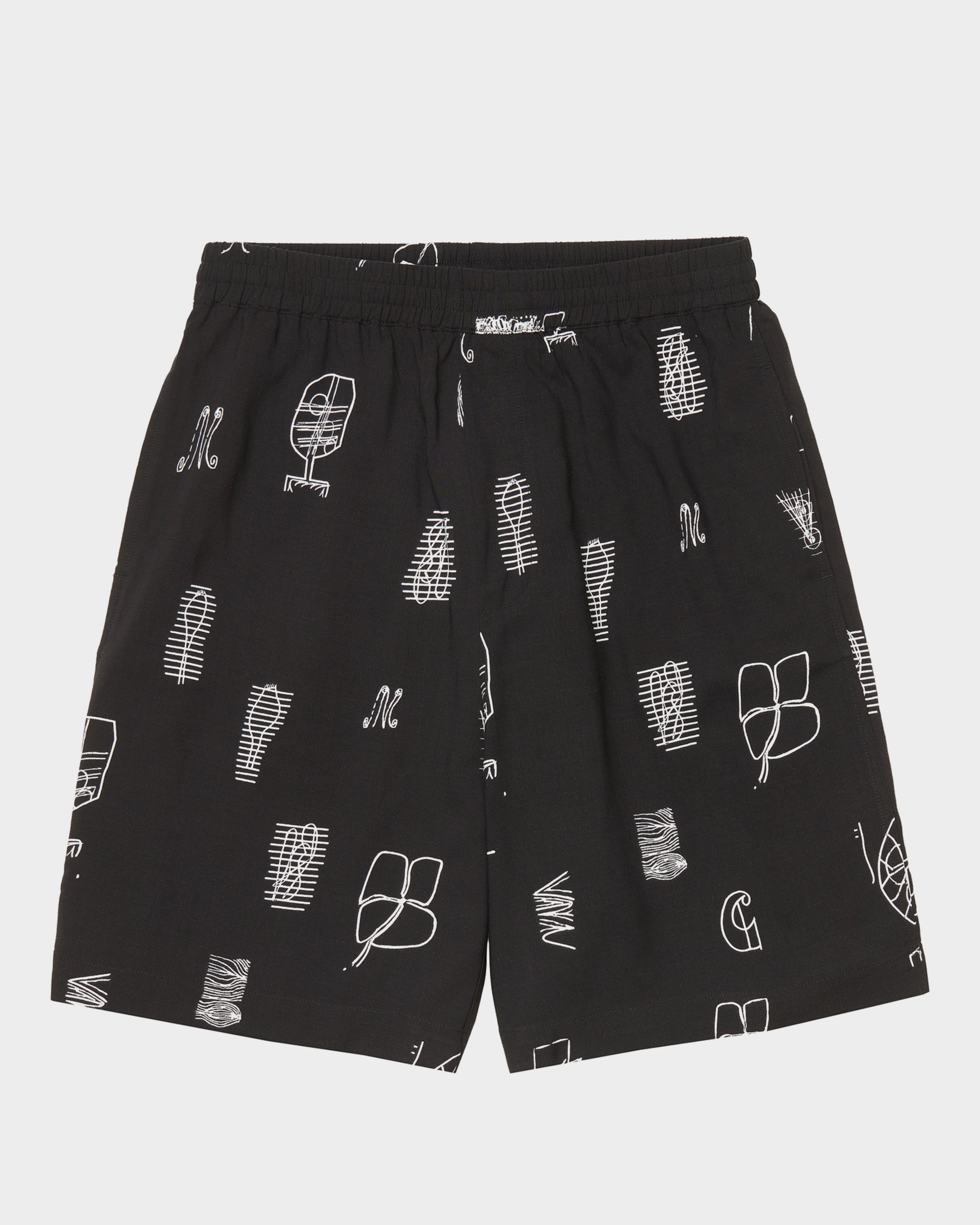 Carhartt WIP Women's Tom Krol Sauce Short Printed Black