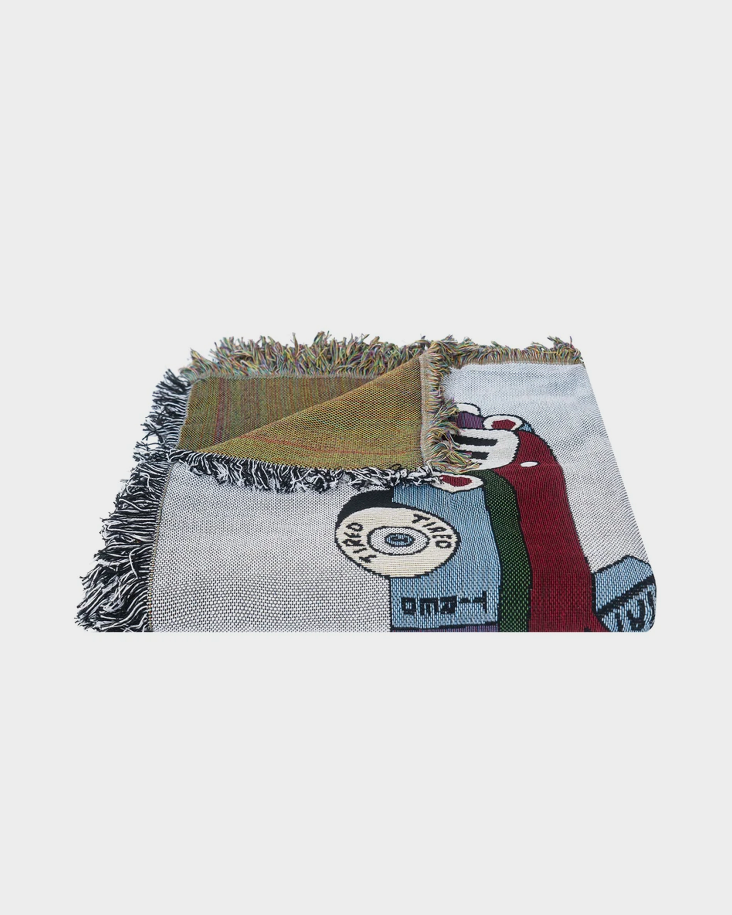 Tired Collage Throw Blanket