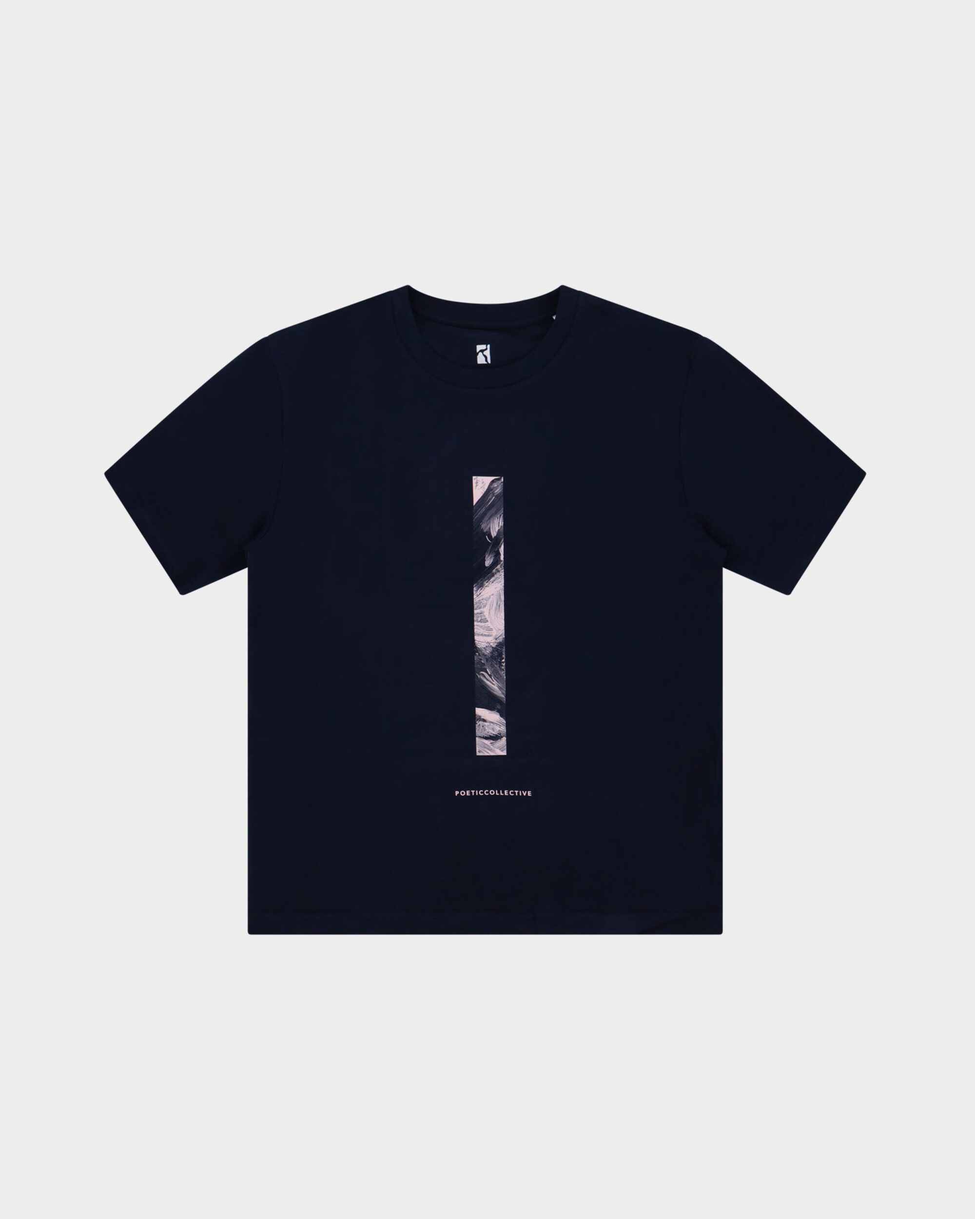 Poetic Collective Vertical T-Shirt Navy