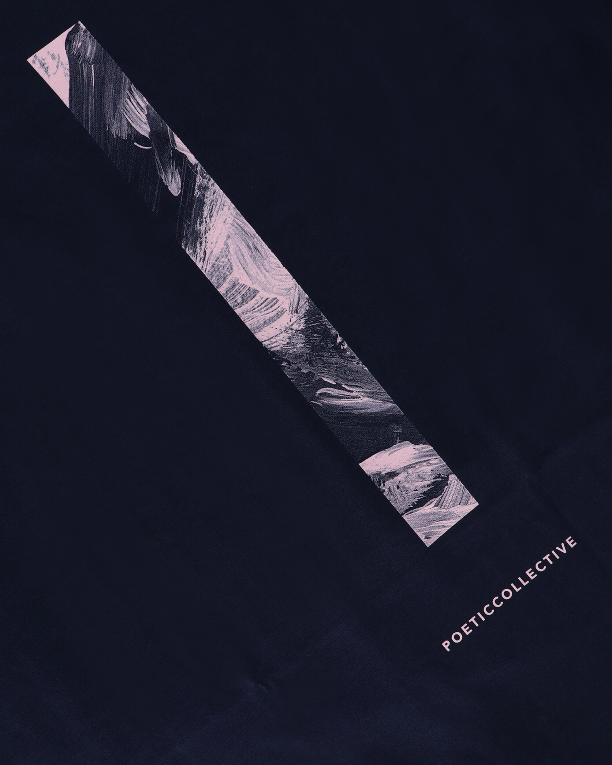 Poetic Collective Vertical T-Shirt Navy