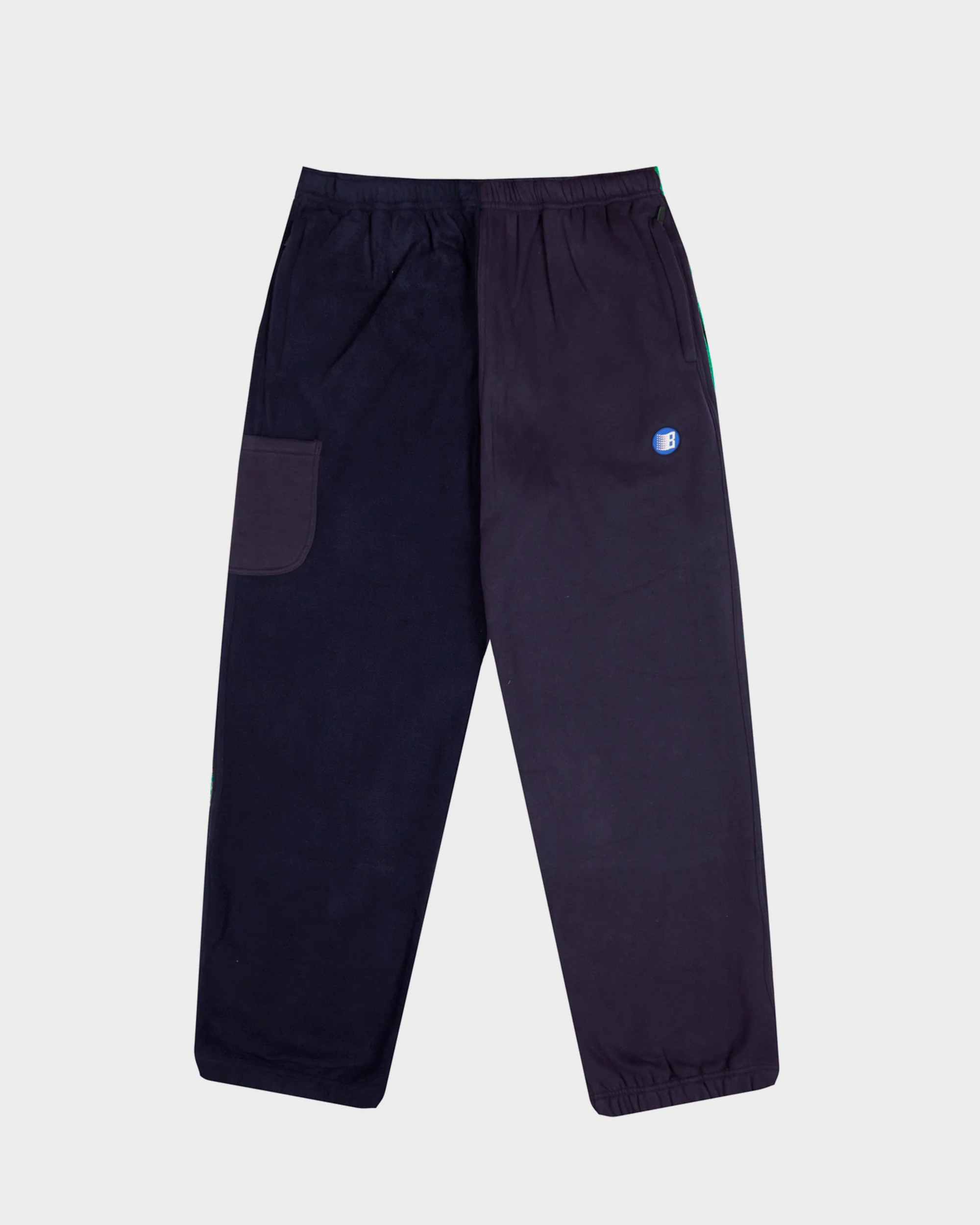 Bronze Split Sweat Pants Navy