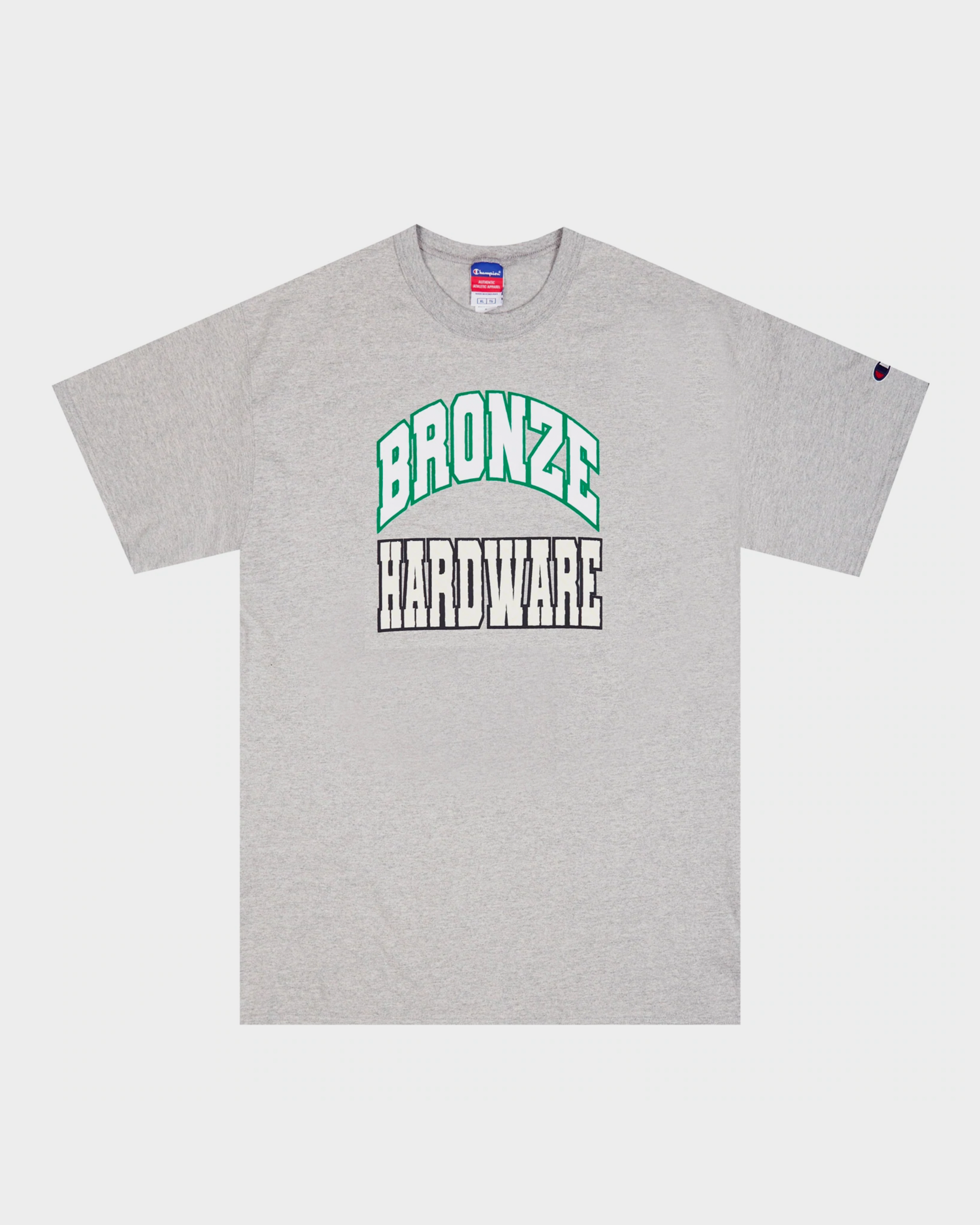 Bronze Varsity Arc Tee Heather Grey