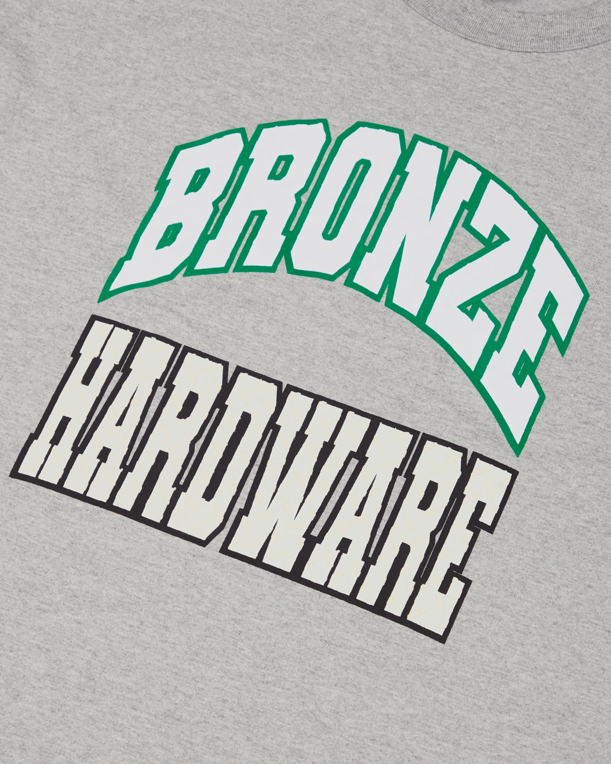 Bronze Varsity Arc Tee Heather Grey