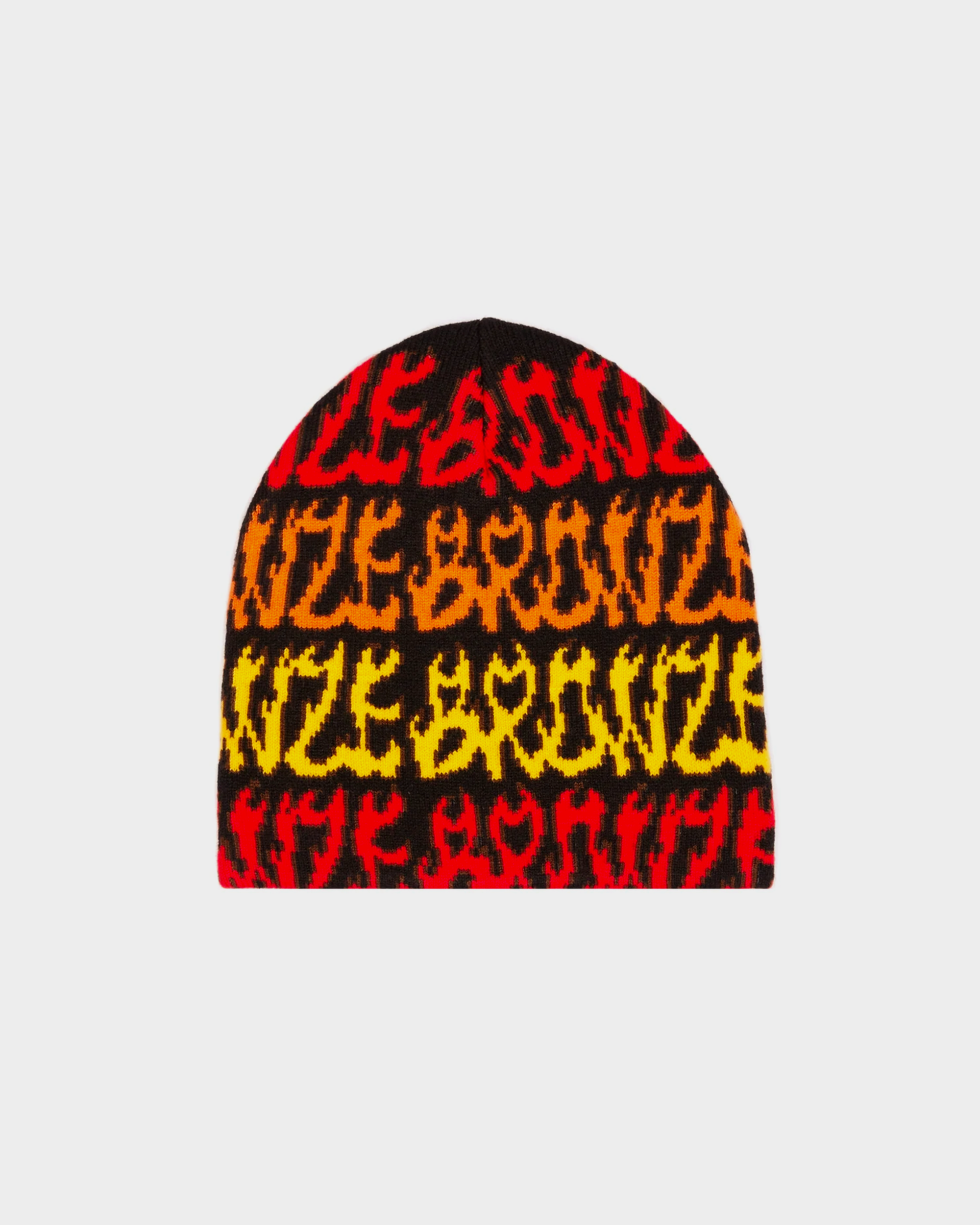 Bronze Flame Beanie Black