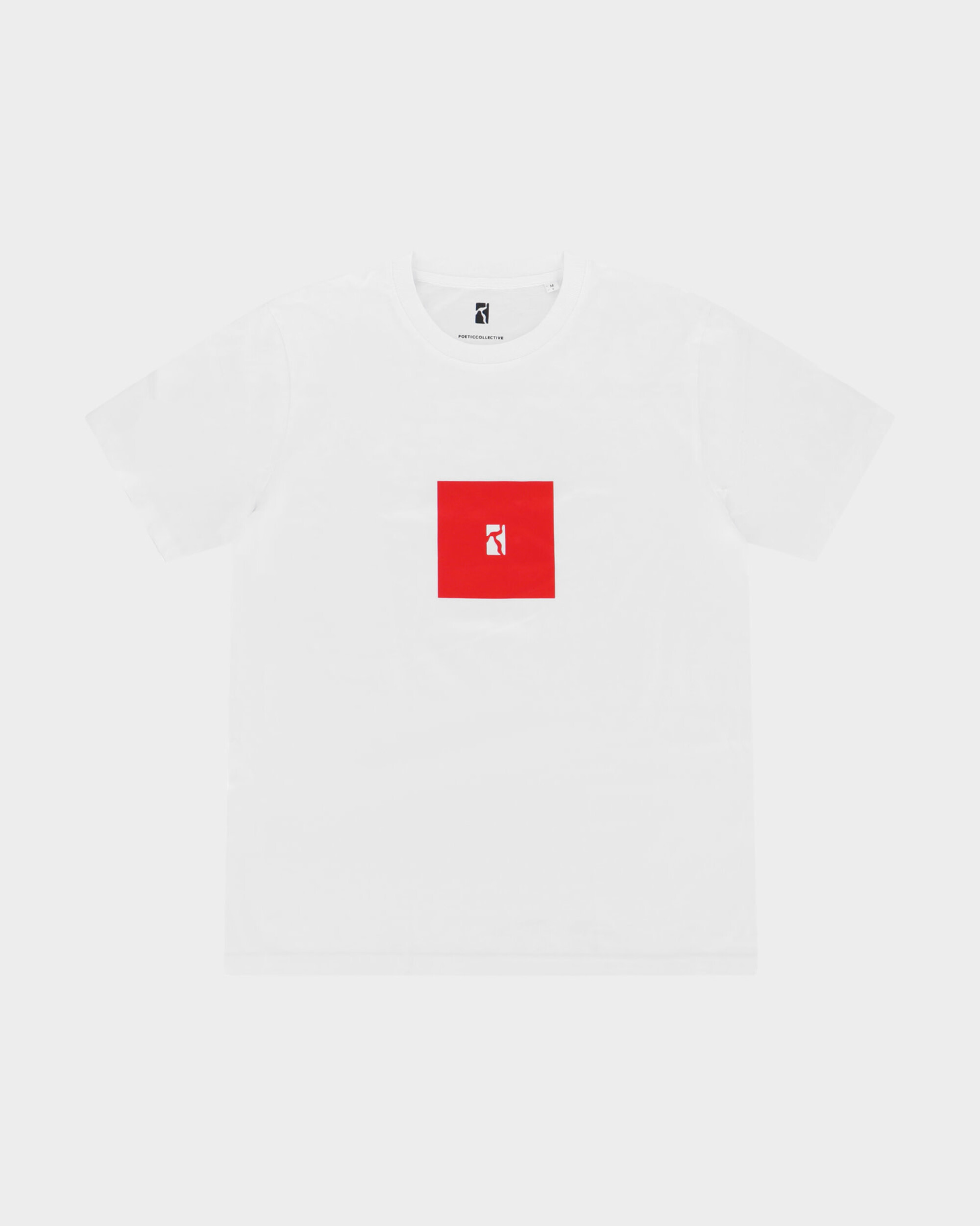 Poetic Collective Box T-Shirt White/Red