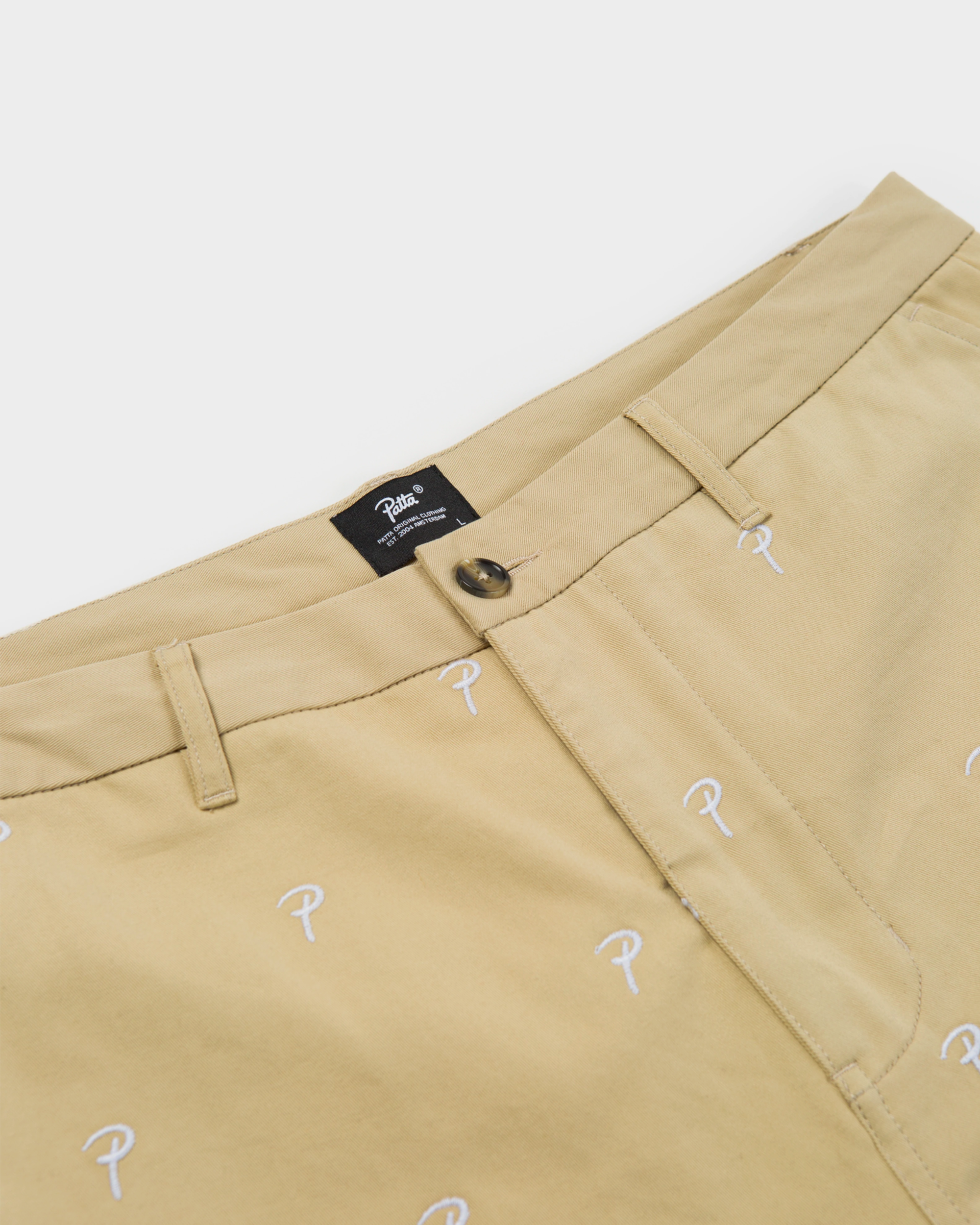 Patta Basic Twill Chino Pale Khaki