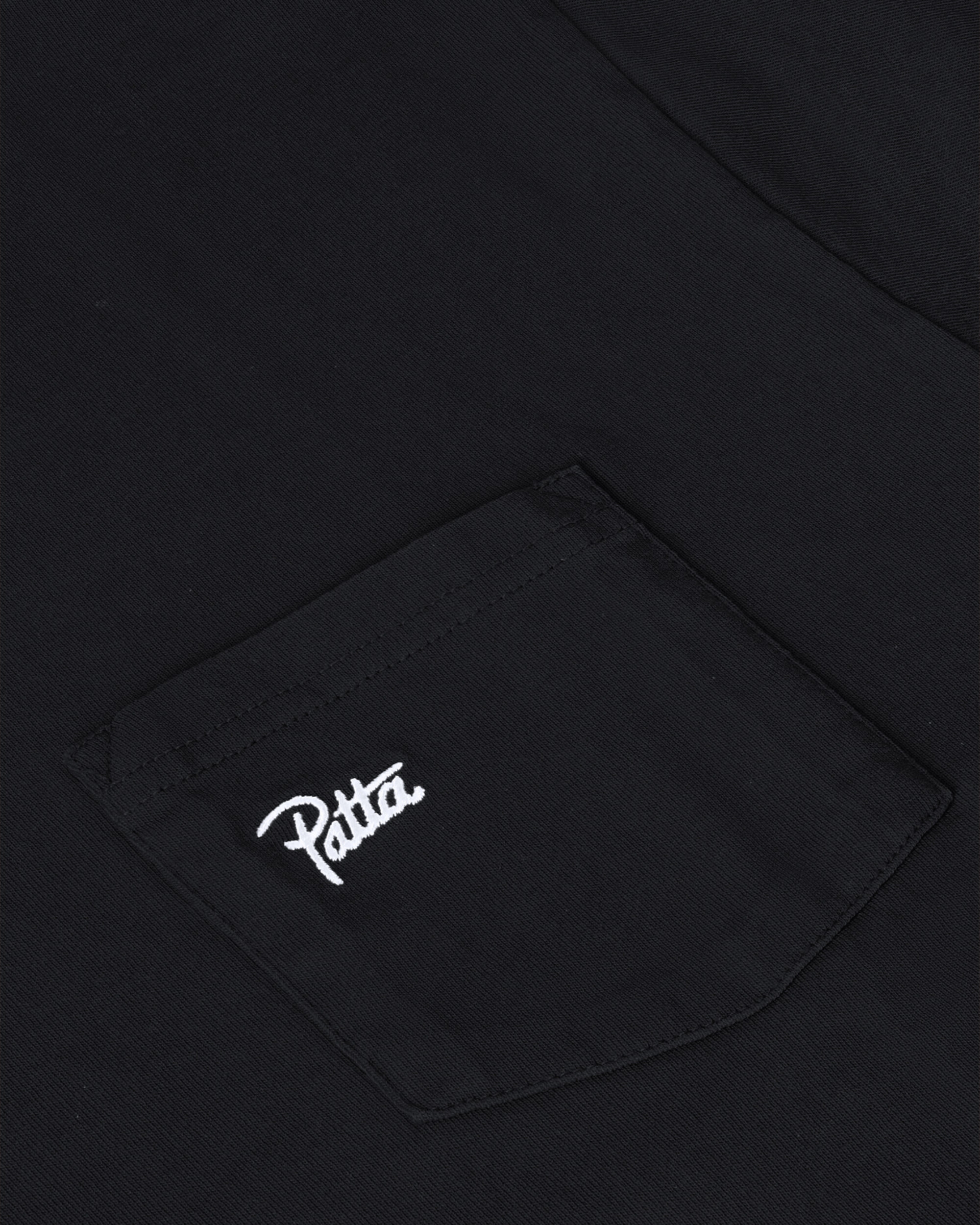 Patta Basic Washed Pocket T-shirt Black