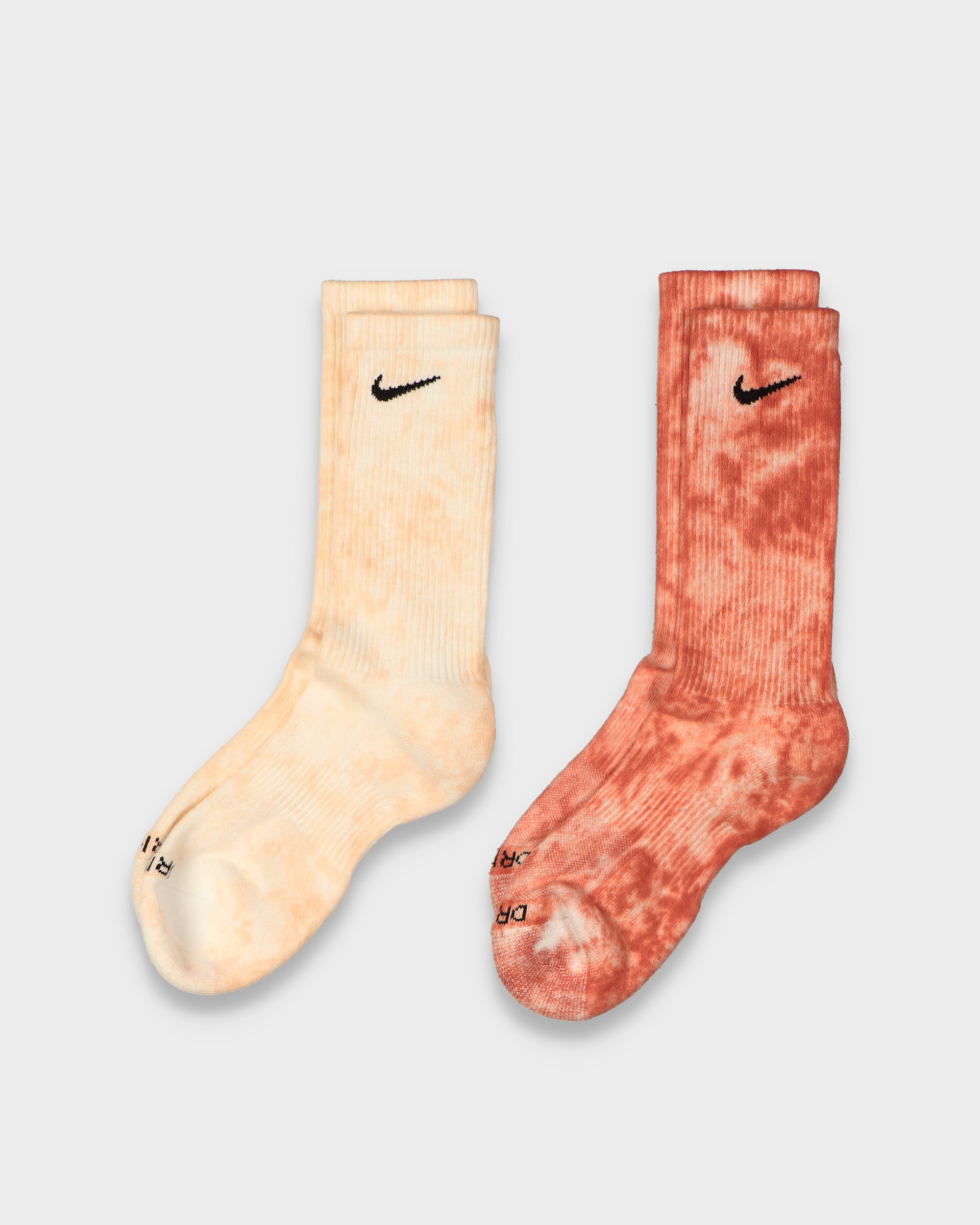 2-Pack Nike Everyday Plus Tie-Dye Socks Orange/Yellow