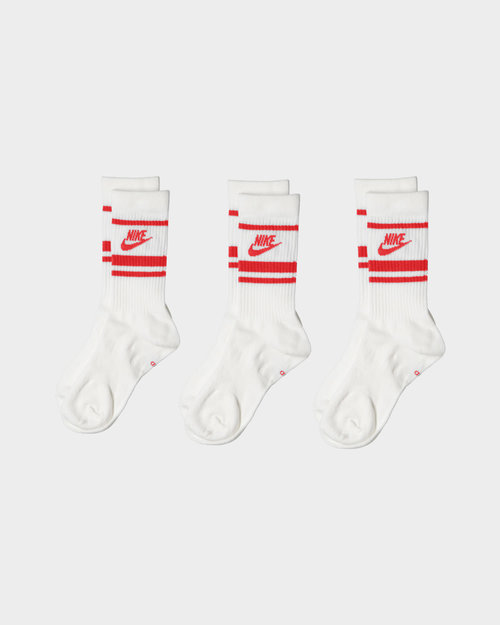Nike 3-Pack Nike Everyday Essential Socks White/University Red