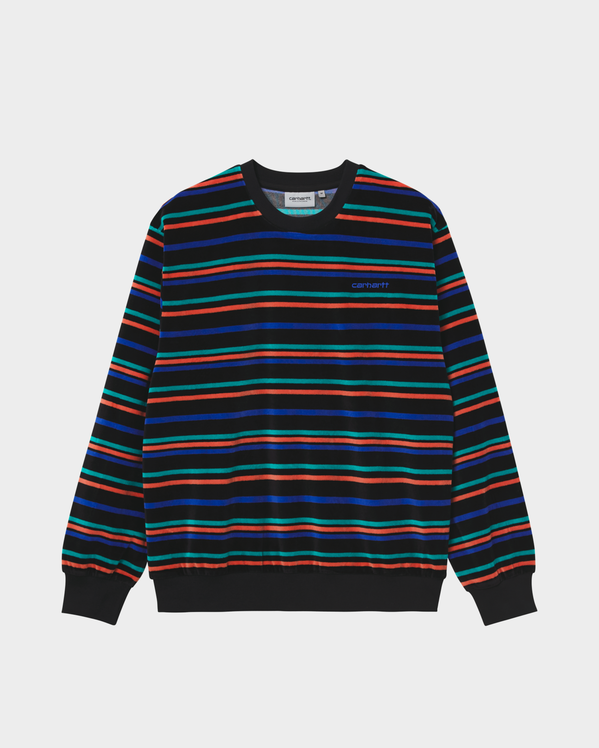 Carhartt Clanton Sweat Stripe Black