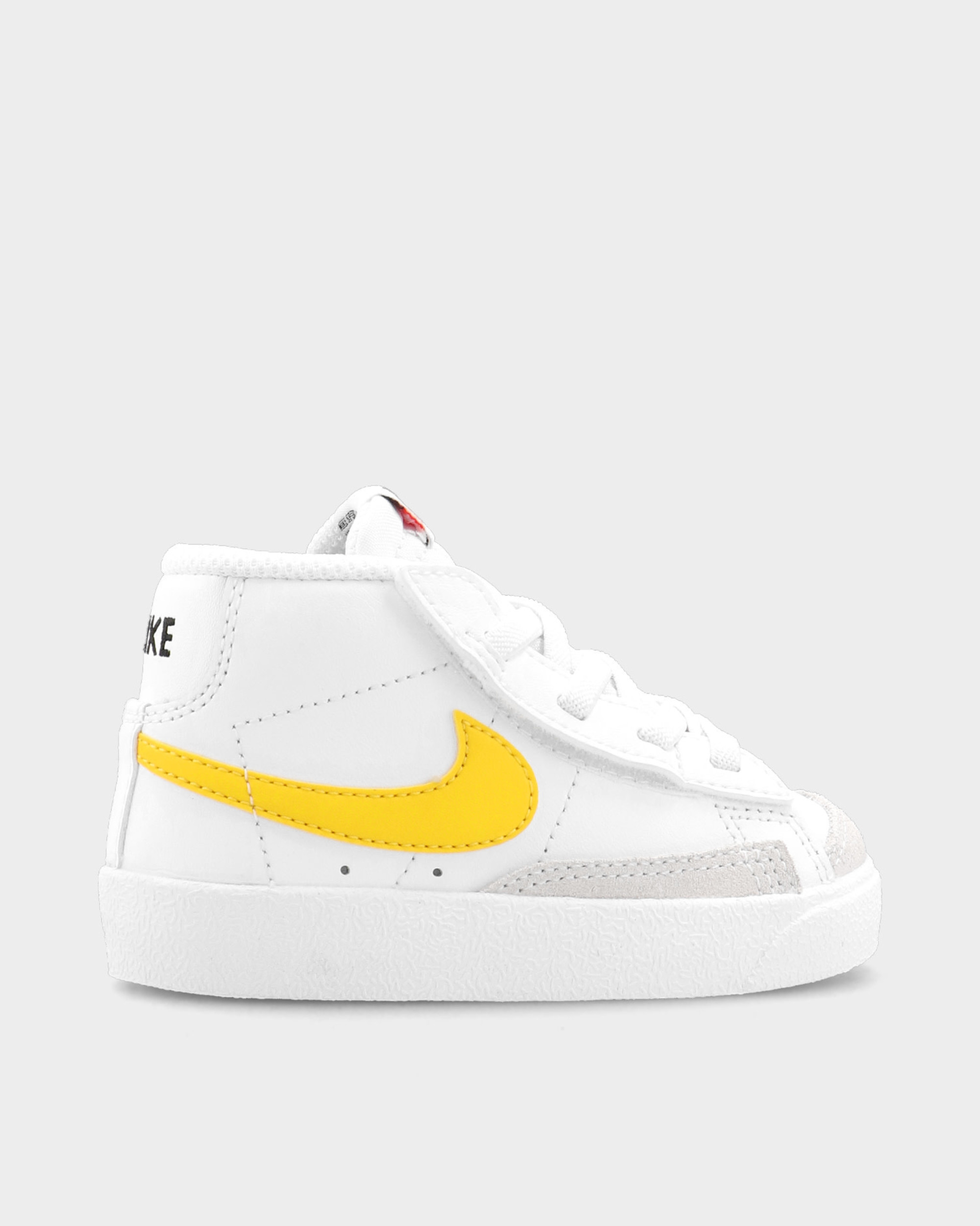 Nike Blazer Mid '77 (Toddler) White/Vivid Sulfur-Pecan