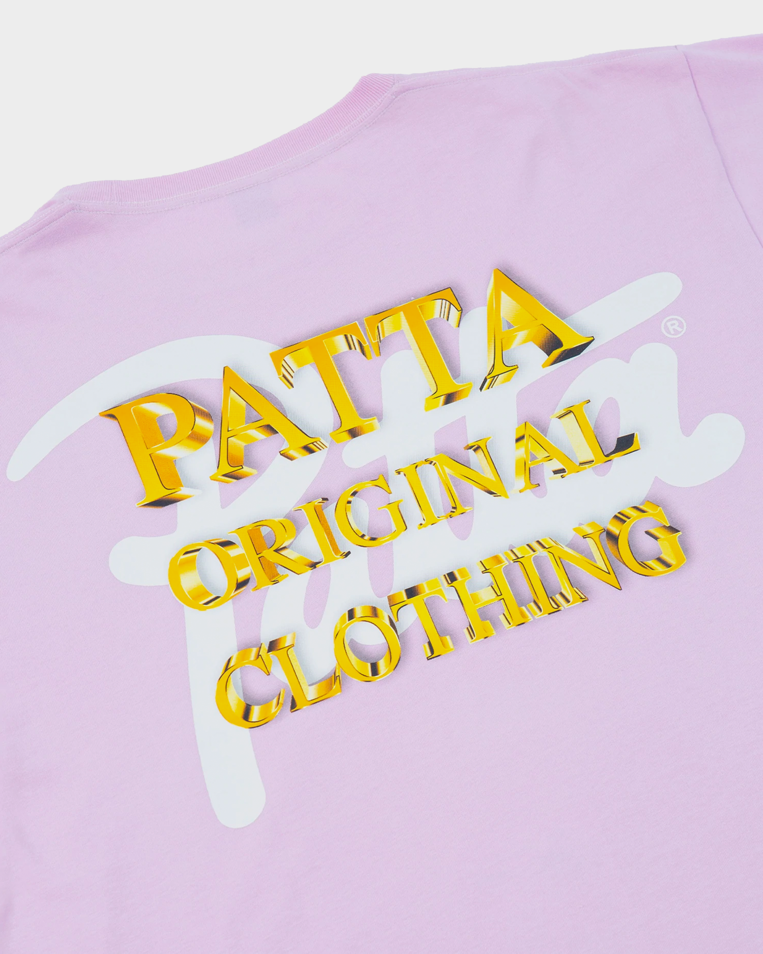 Patta Gold Logo T-Shirt Orchid Buquet