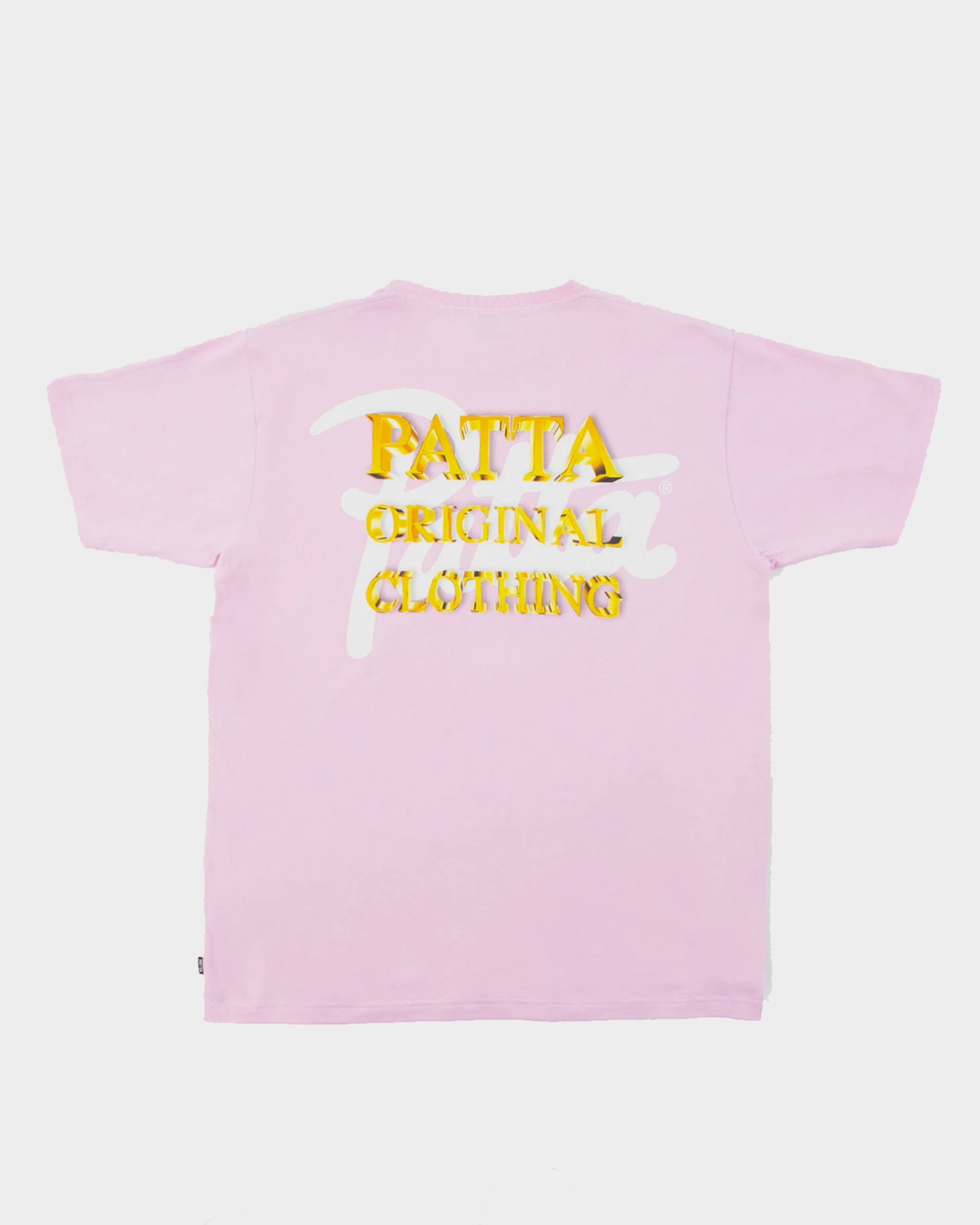 Patta Gold Logo T-Shirt Orchid Buquet