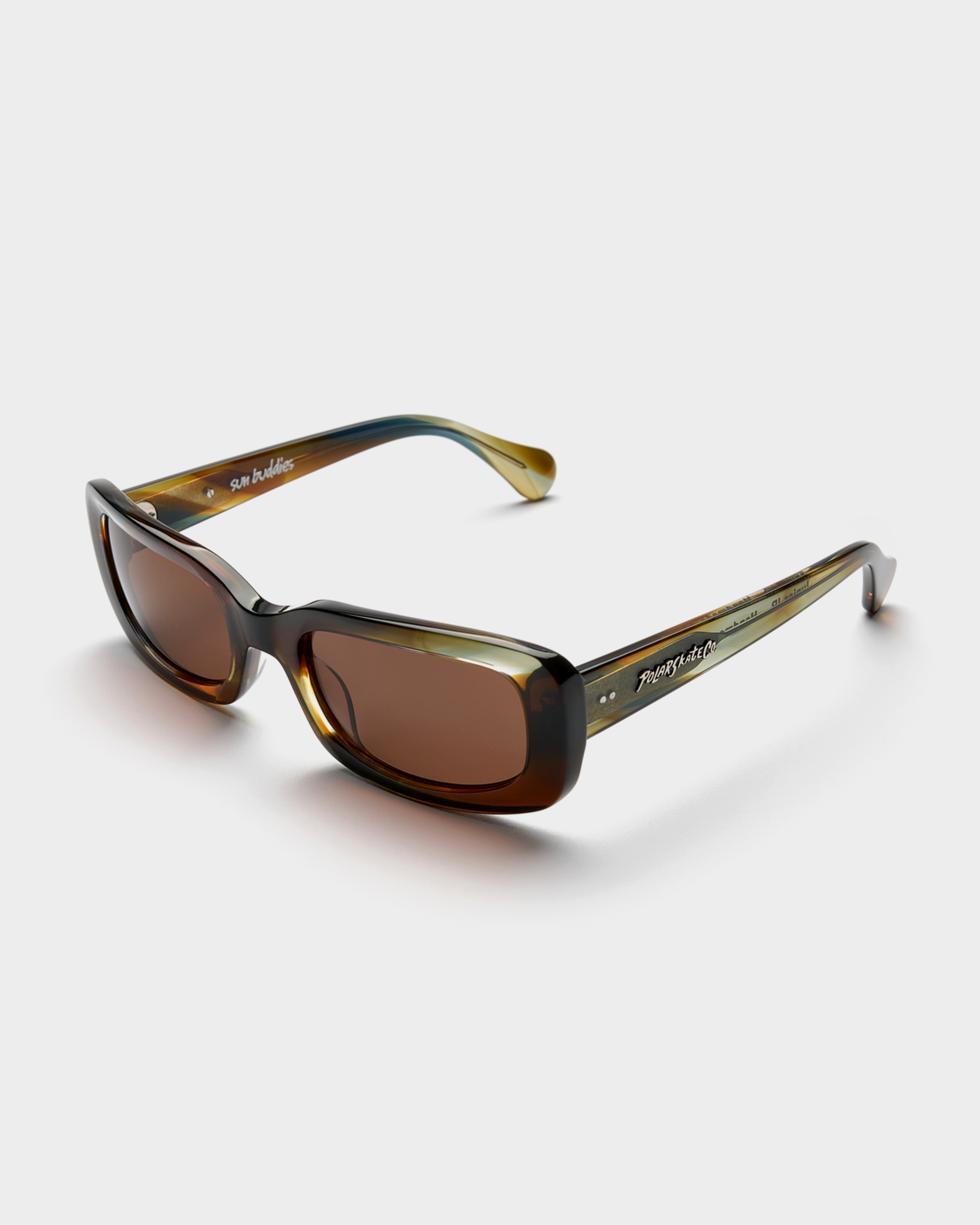 Polar Junior Jr. Sunglasses Brown Green