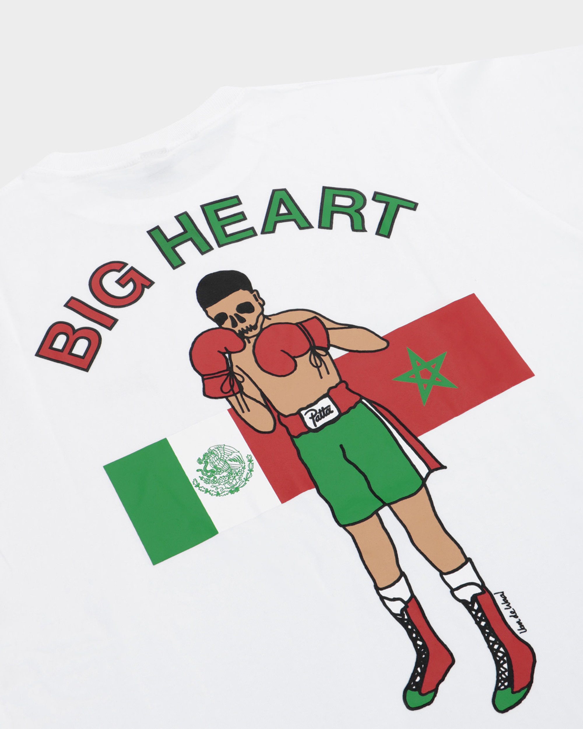 Patta Big Heart T-Shirt White