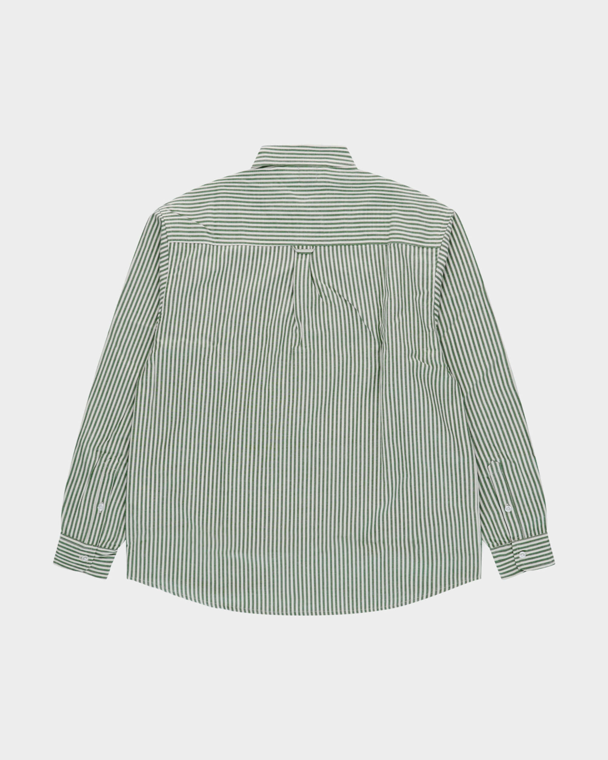 Magenta Trumpet Stripe Shirt Green