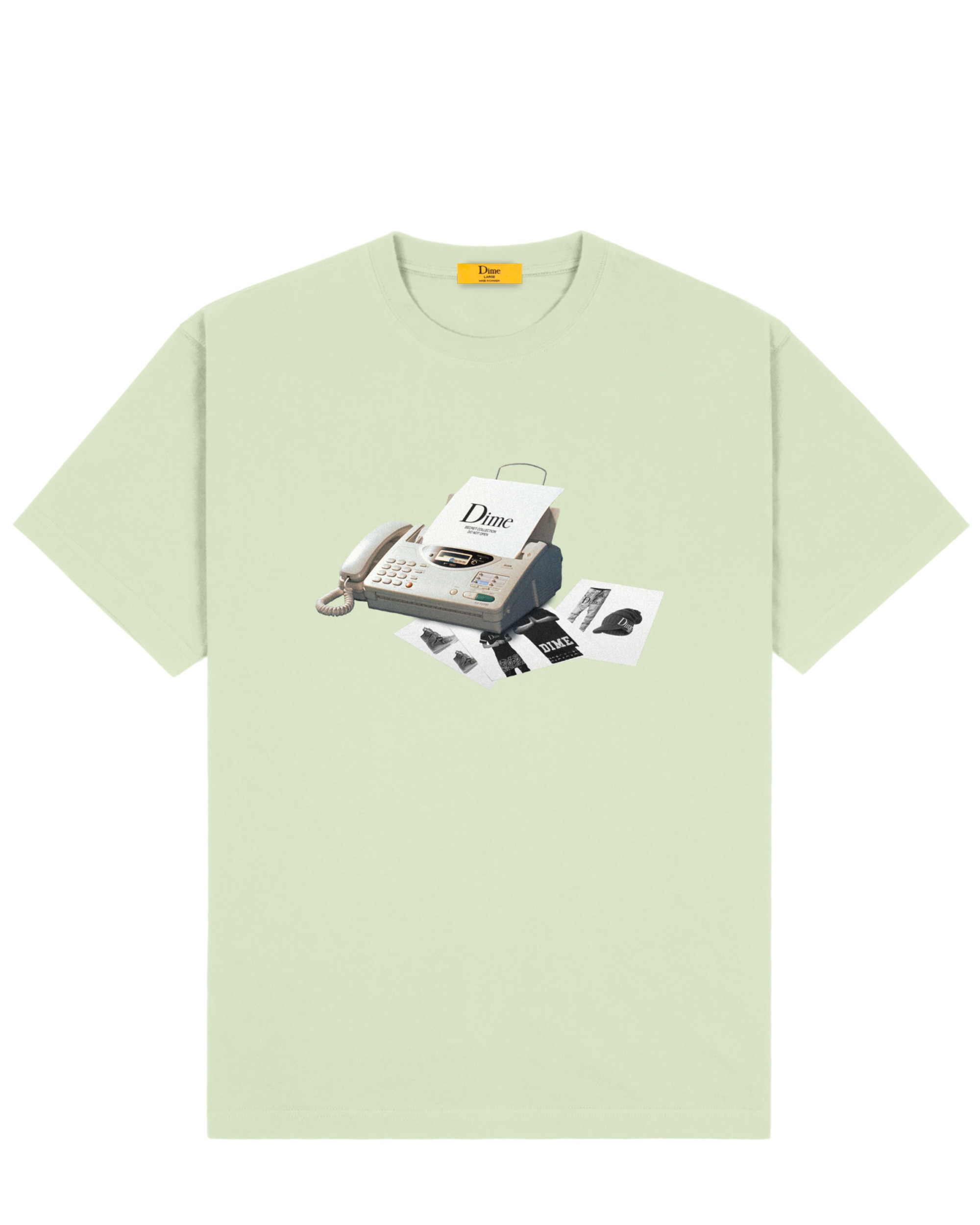 Dime Fax T-Shirt Light Mint