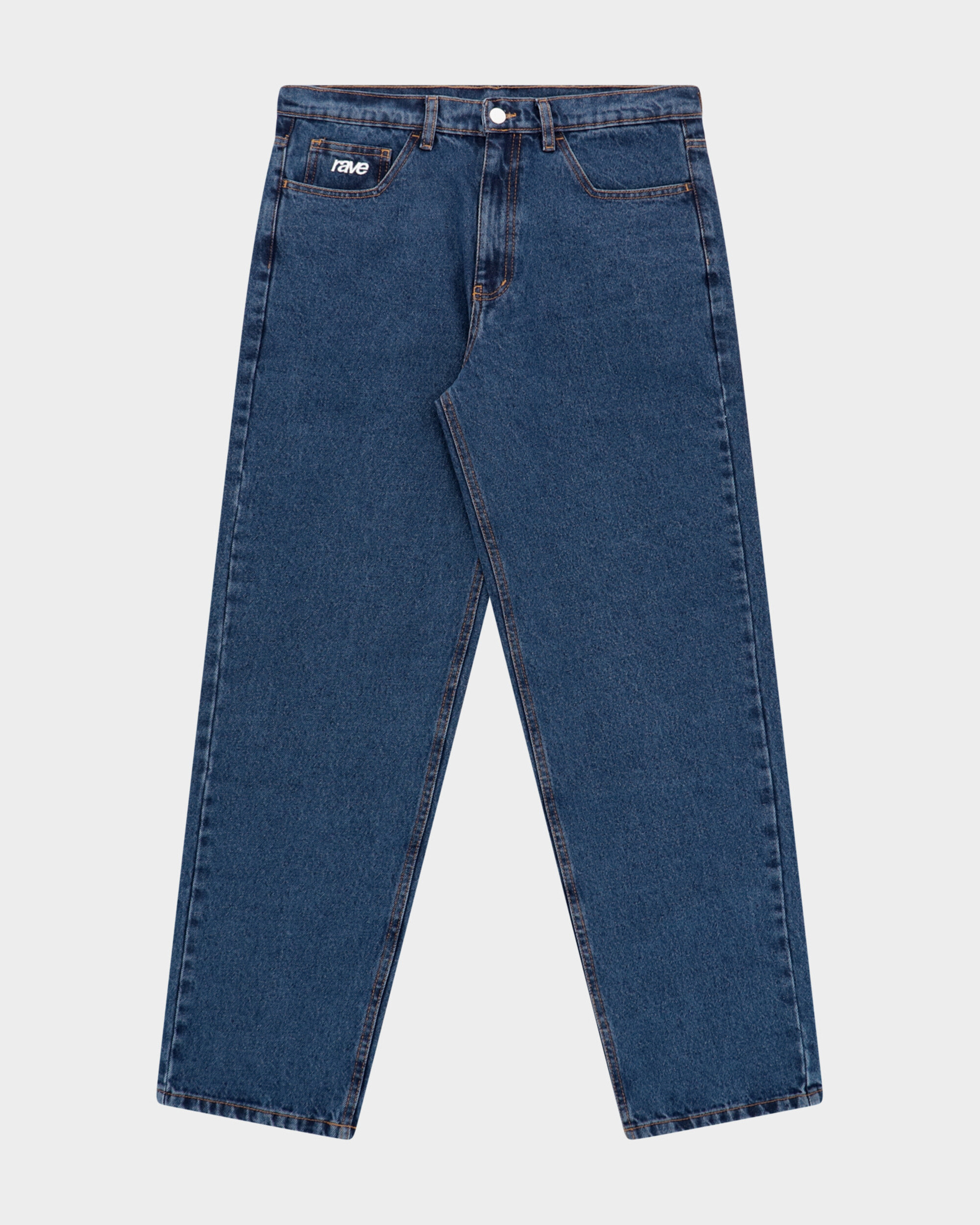 Rave Gros Denim Pant Blue Rinsed