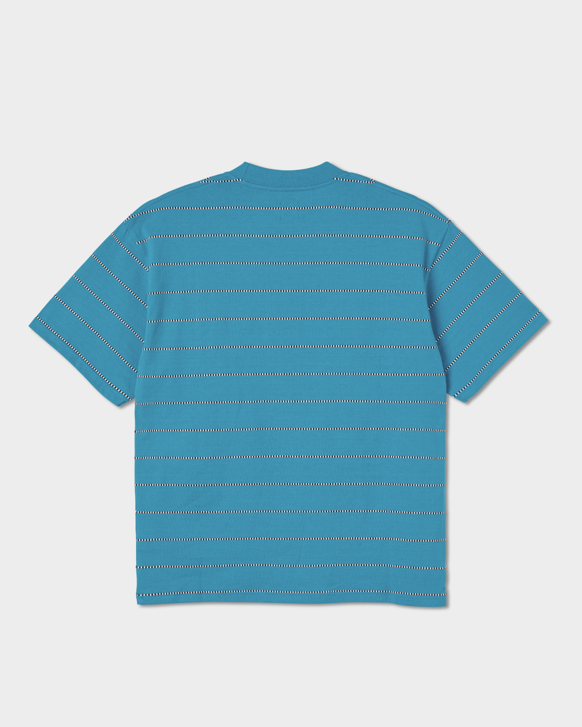 Polar Checkered Surf Tee Turquoise