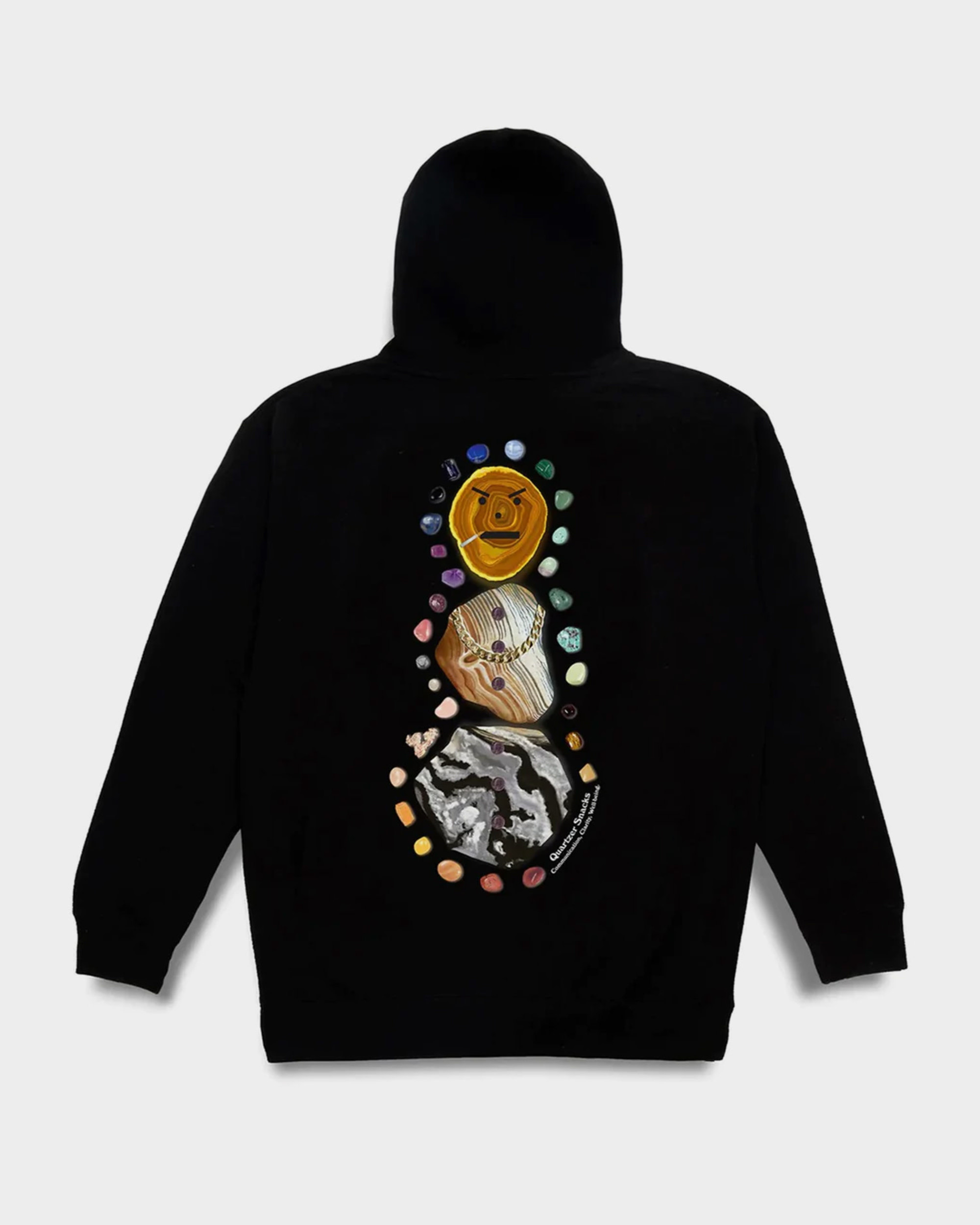 Quartersnacks Gemstone Snack Hoodie Black