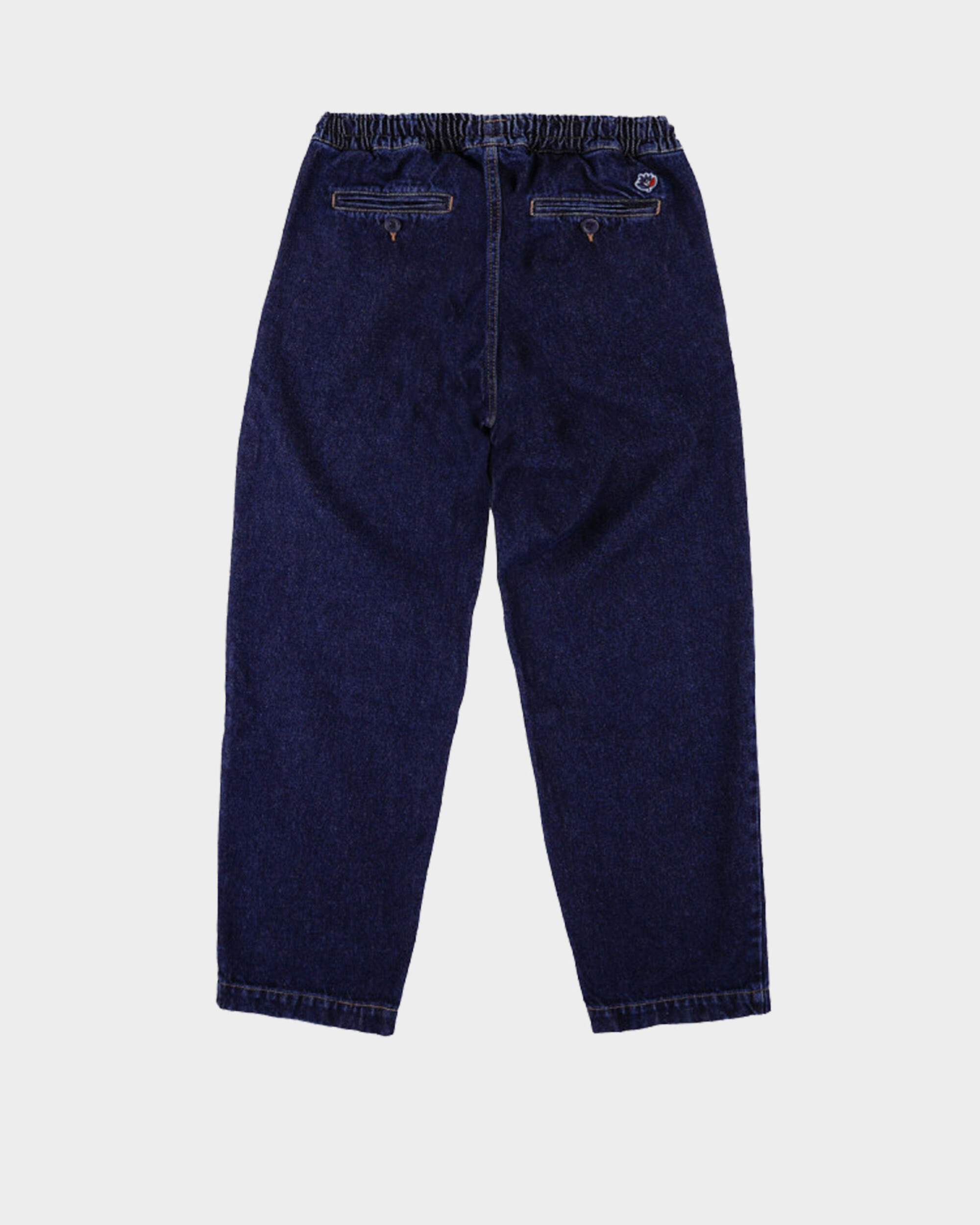 Magenta Loose Pant Blue Denim