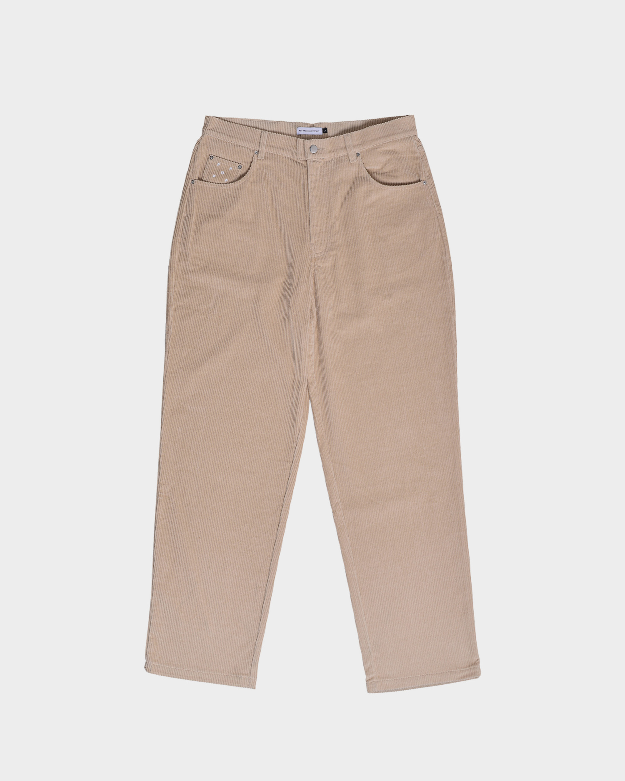 Pop Trading Company Drs Corduroy pant White/Pepper