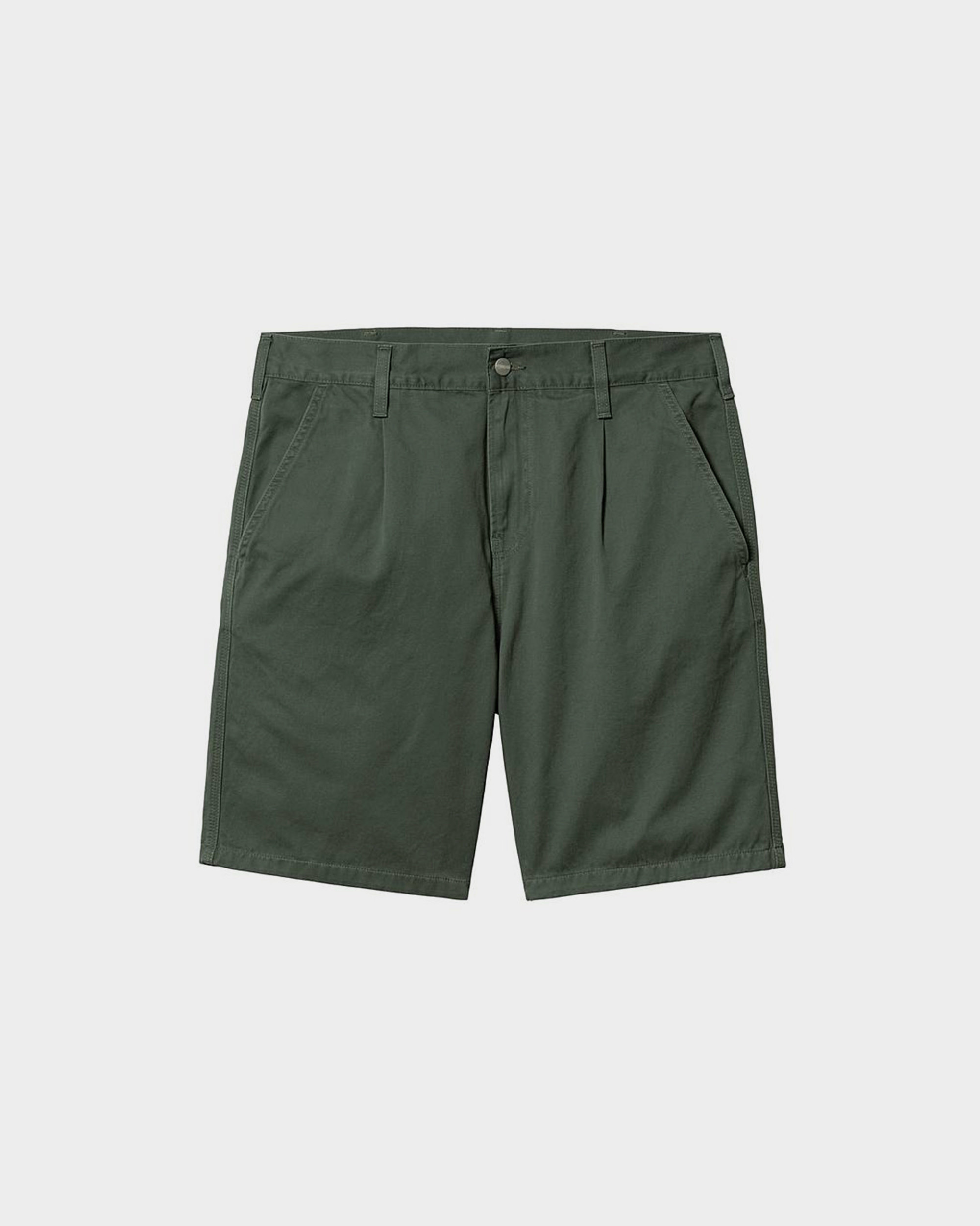 Carhartt Abbott Short Hemlock Green stone washed