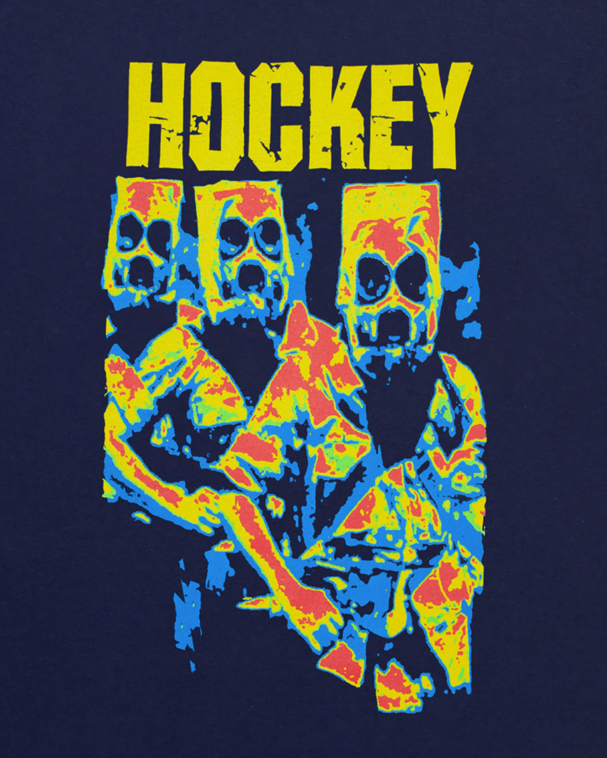 Hockey Bag Heads 3 Tee Navy