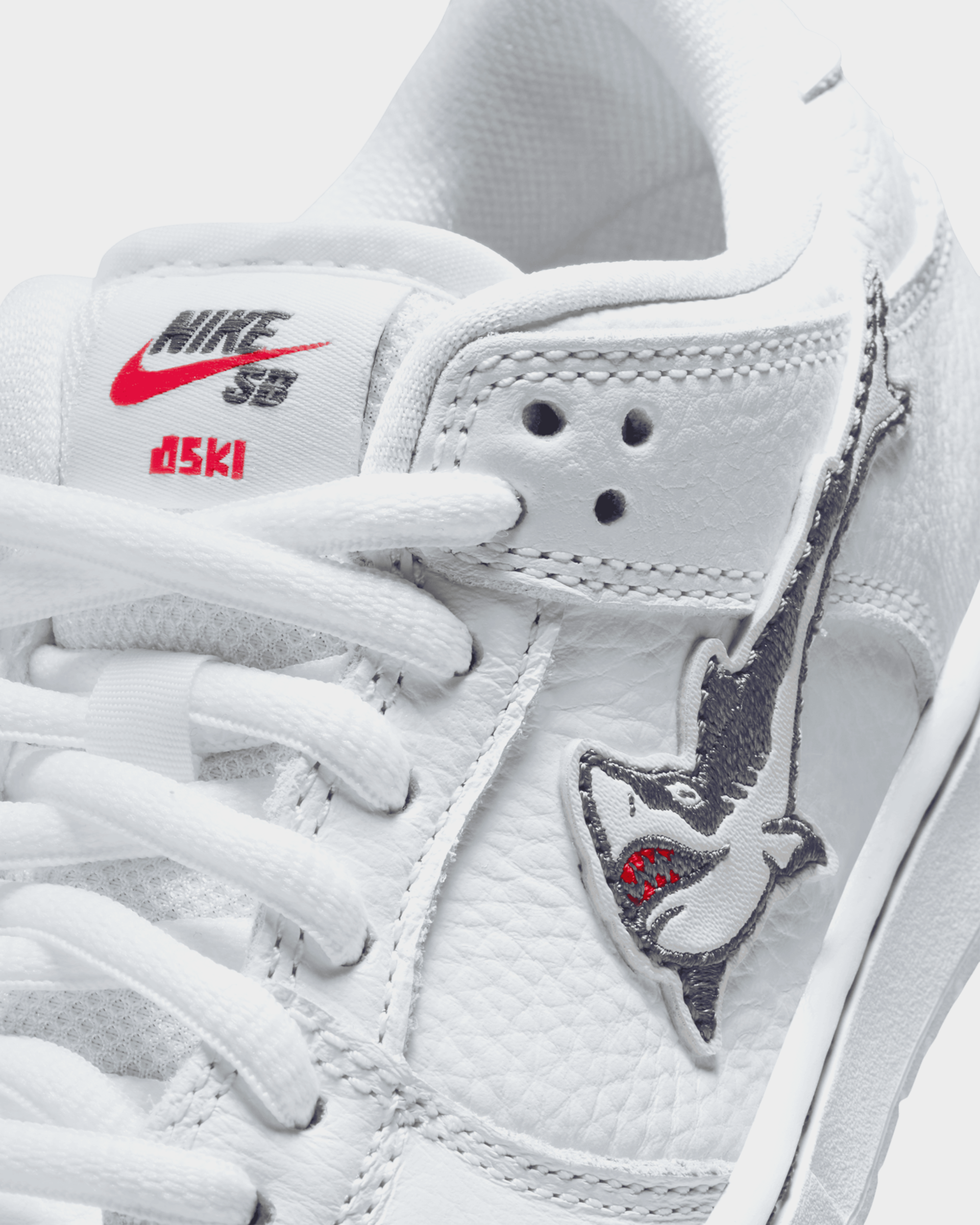 Nike sb Oski dunk low pro iso White/cool grey (kids)