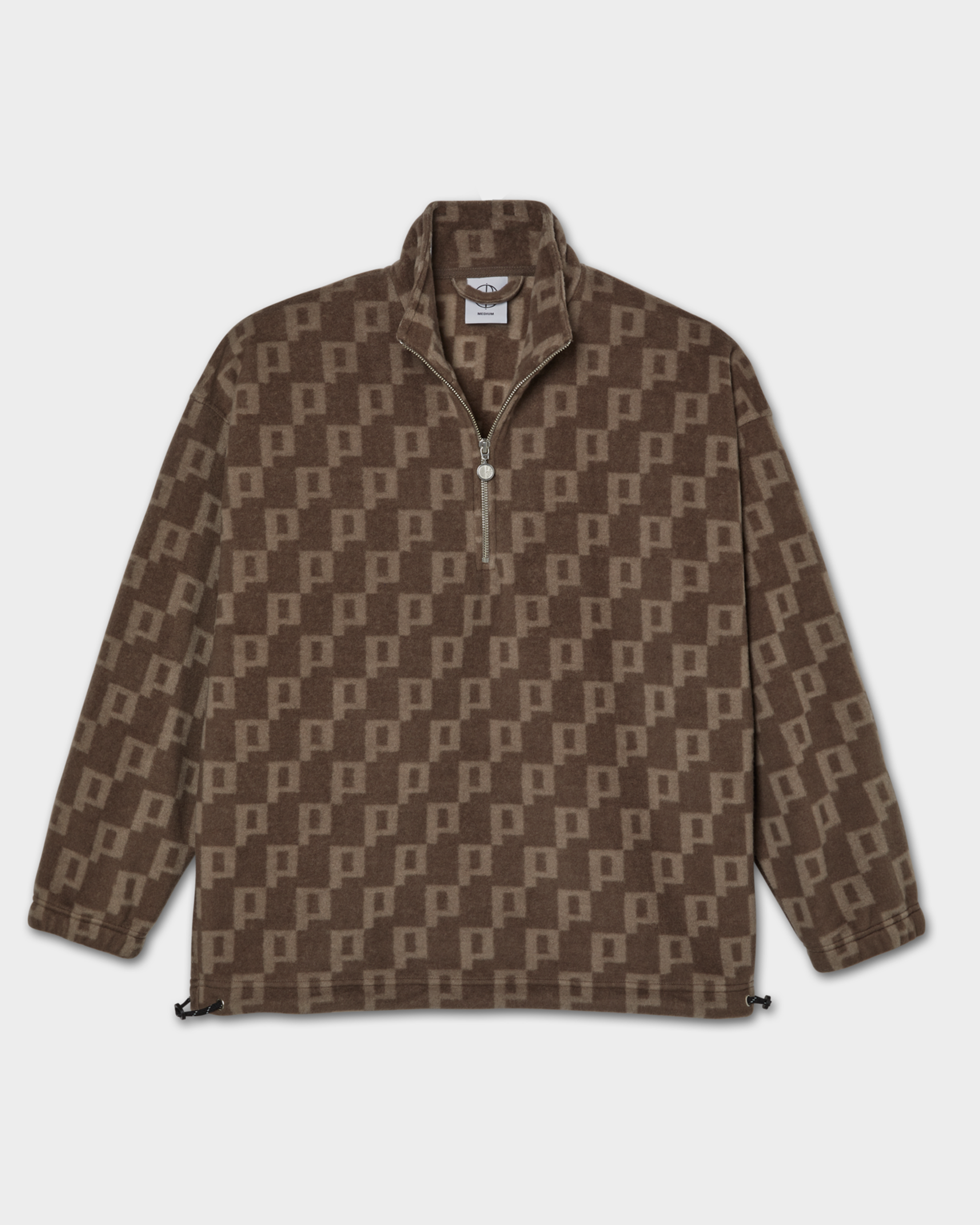 Polar P Fleece Pullover Light Brown