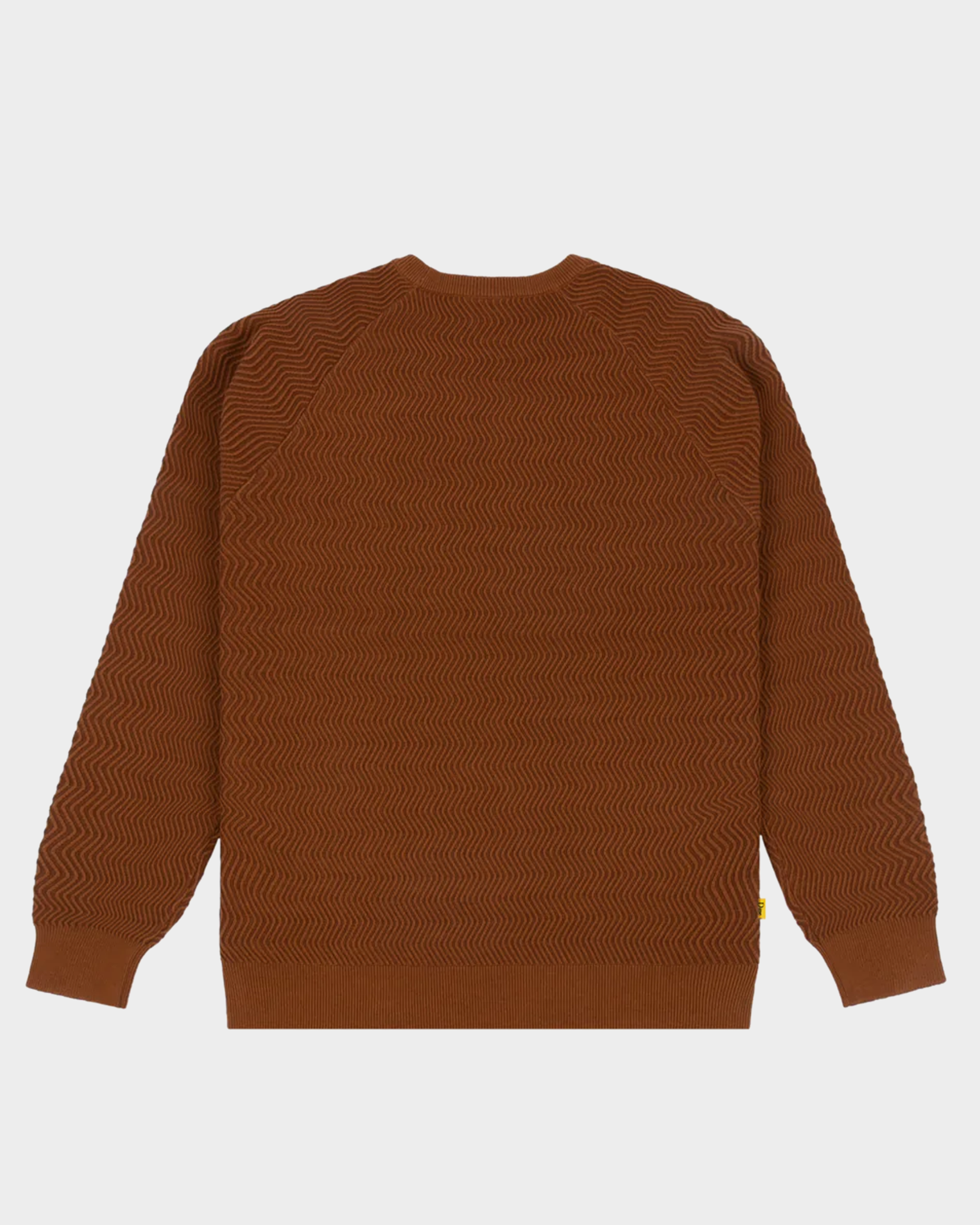 Dime Wave Cable Knit Sweater Raw Sienna