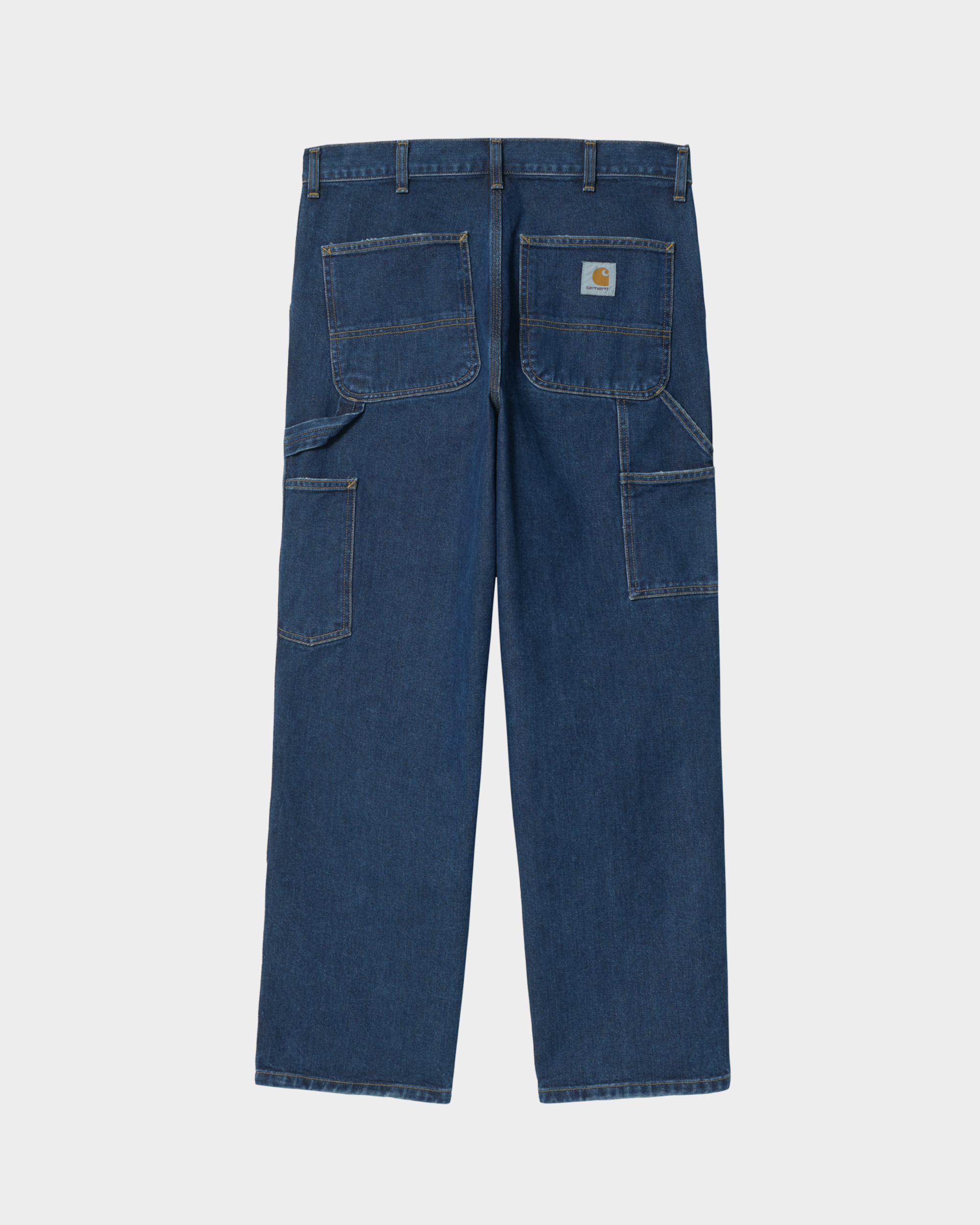 Carhartt Double Knee Pant Blue (Stone Washed)