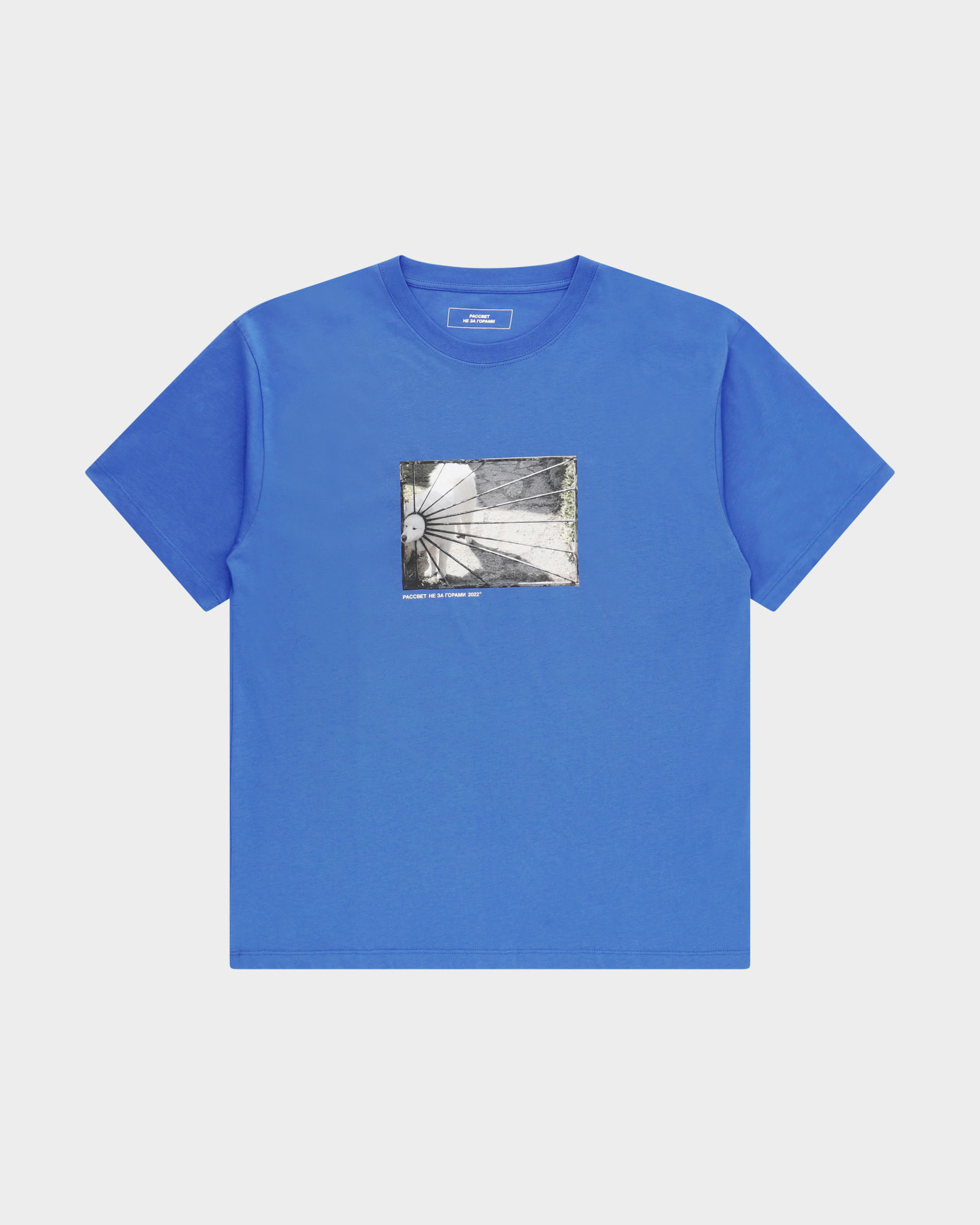 Paccbet Men Doggy T-Shirt Knit Blue