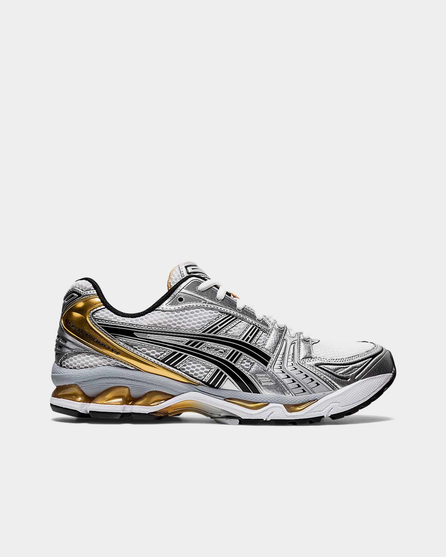 asics gel kayano 14 white/gold