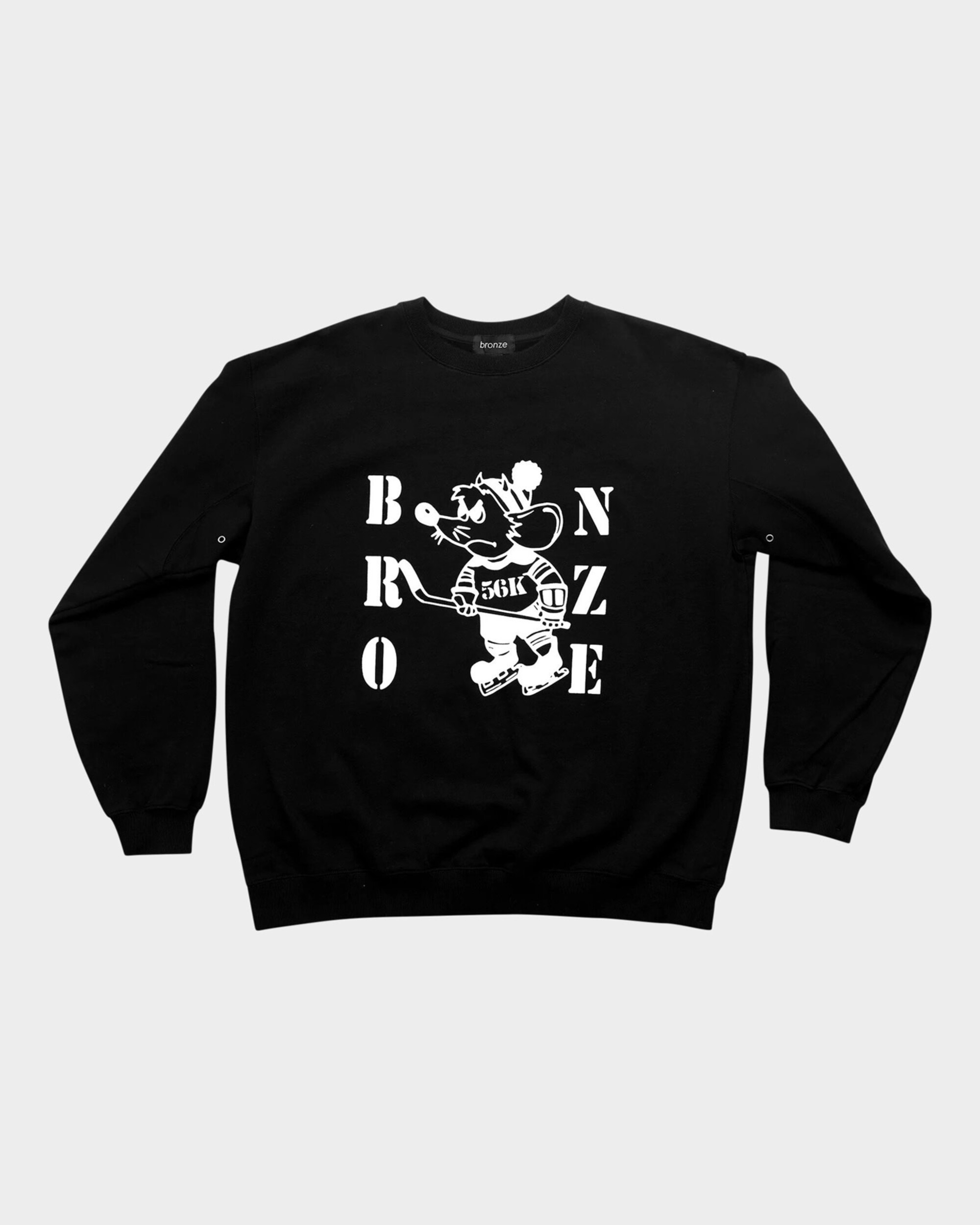 Bronze Rat Crewneck Black