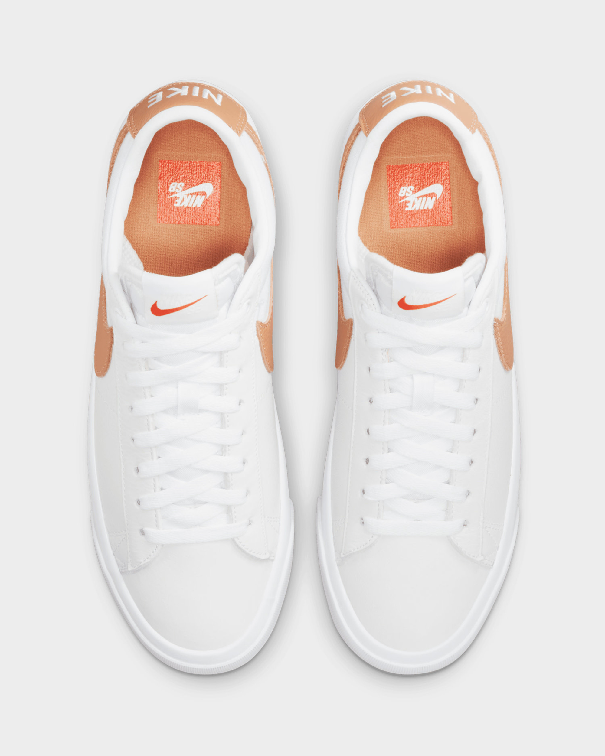 Nike SB zoom Blazer Low Pro GT Iso White/lt cognac-white-lt cognac