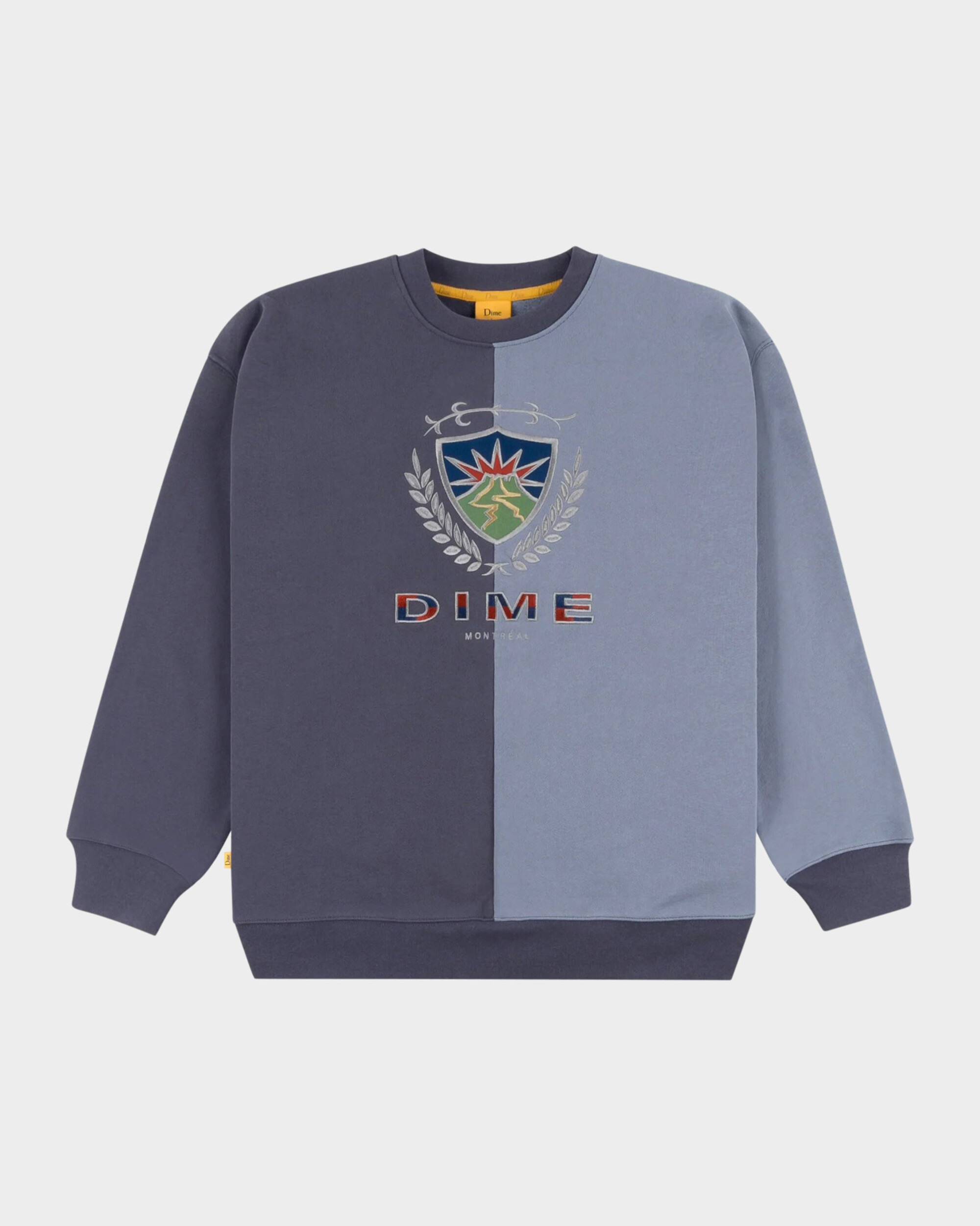 Dime Split Crest Crewneck Lavender