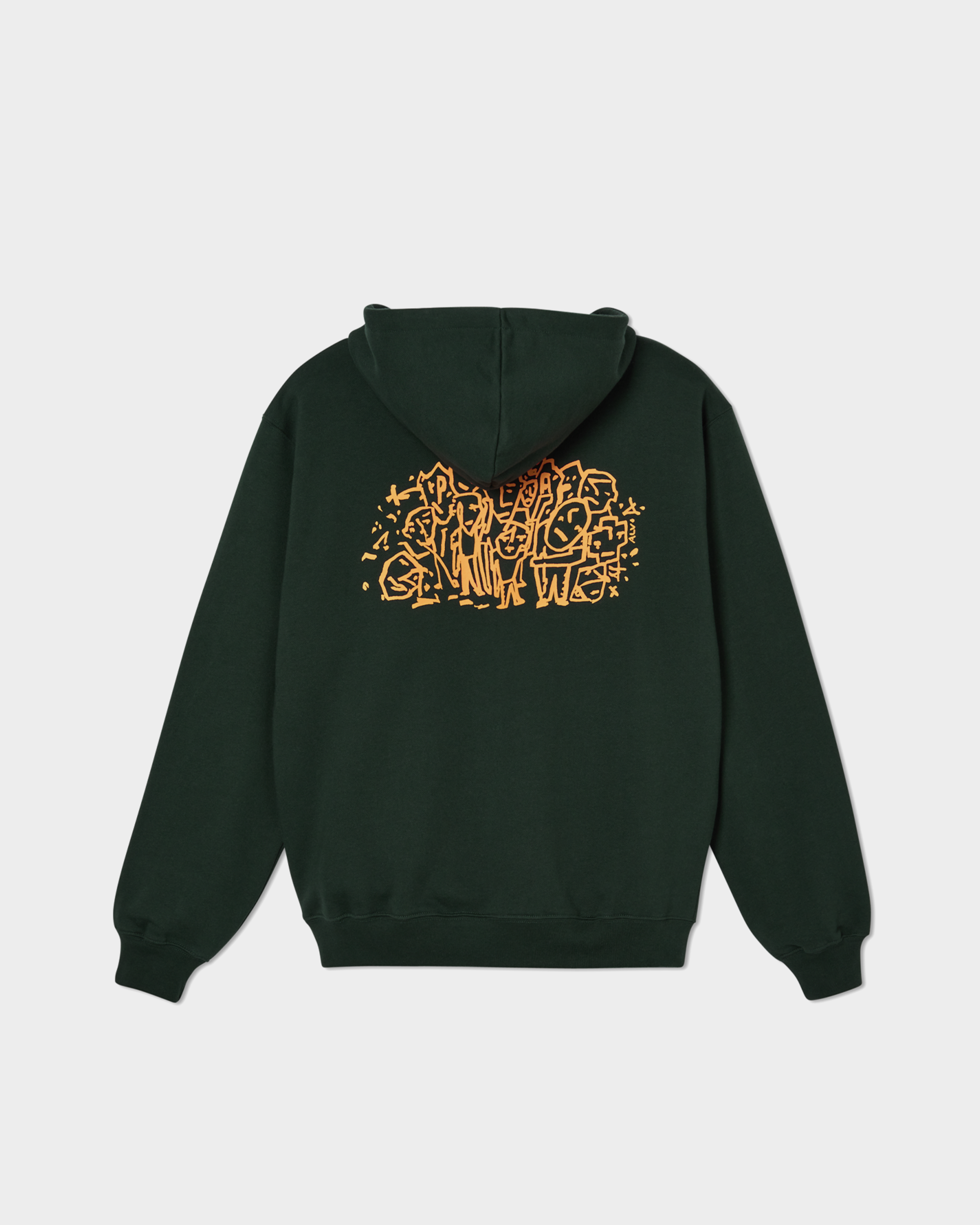 Polar Lunch Doodle Hoodie Dark Green