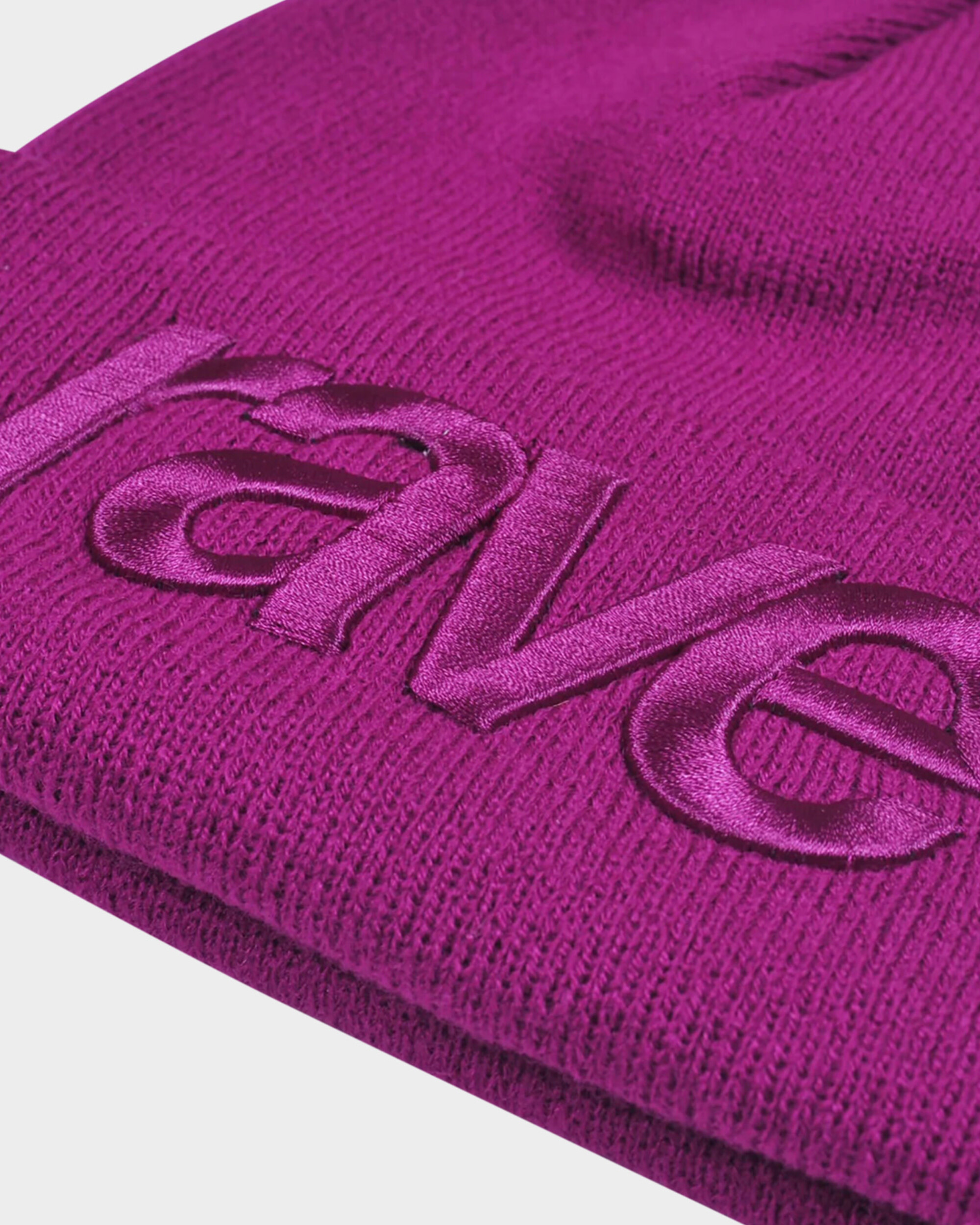 Rave Core Logo Beanie Plum