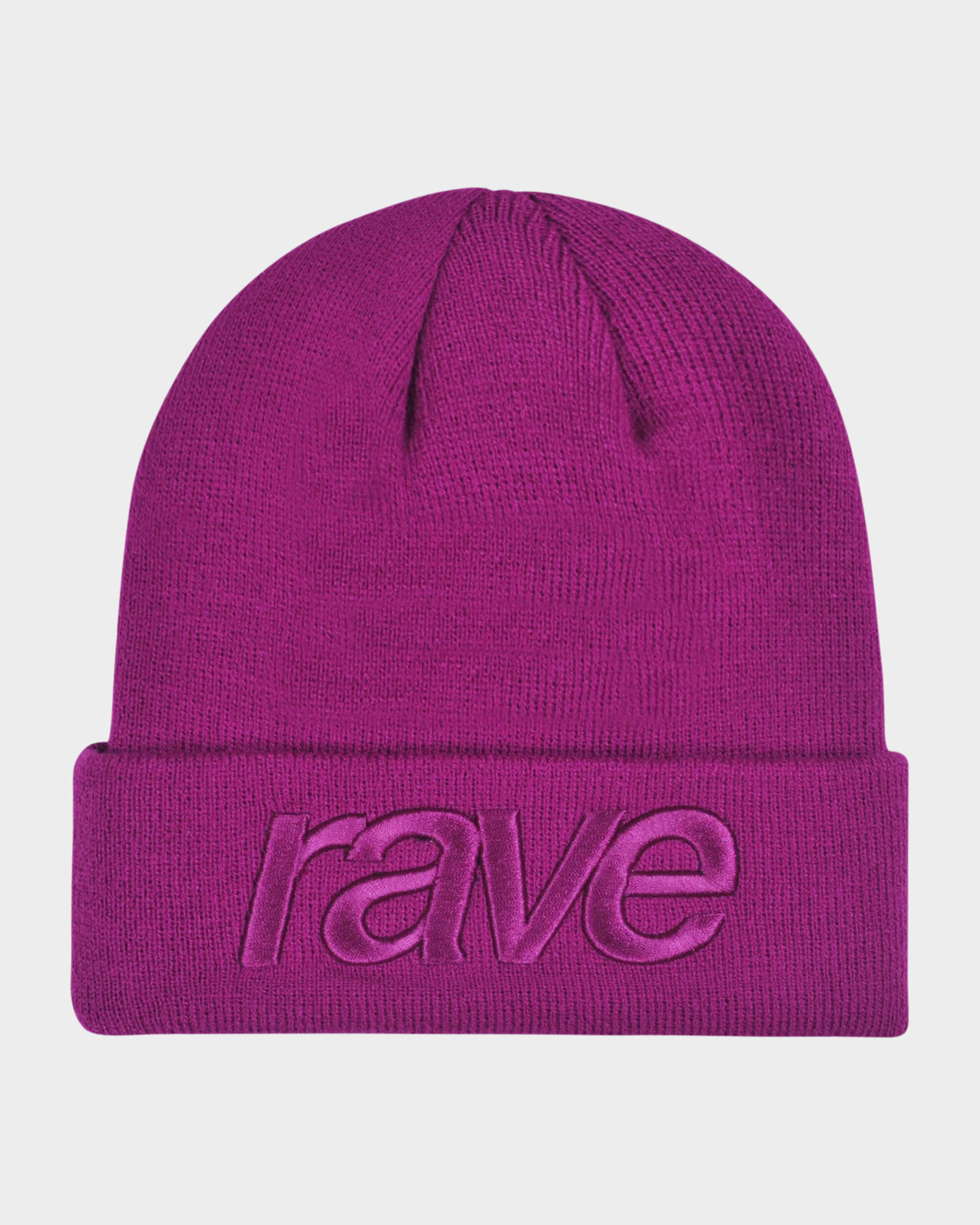 Rave Core Logo Beanie Plum