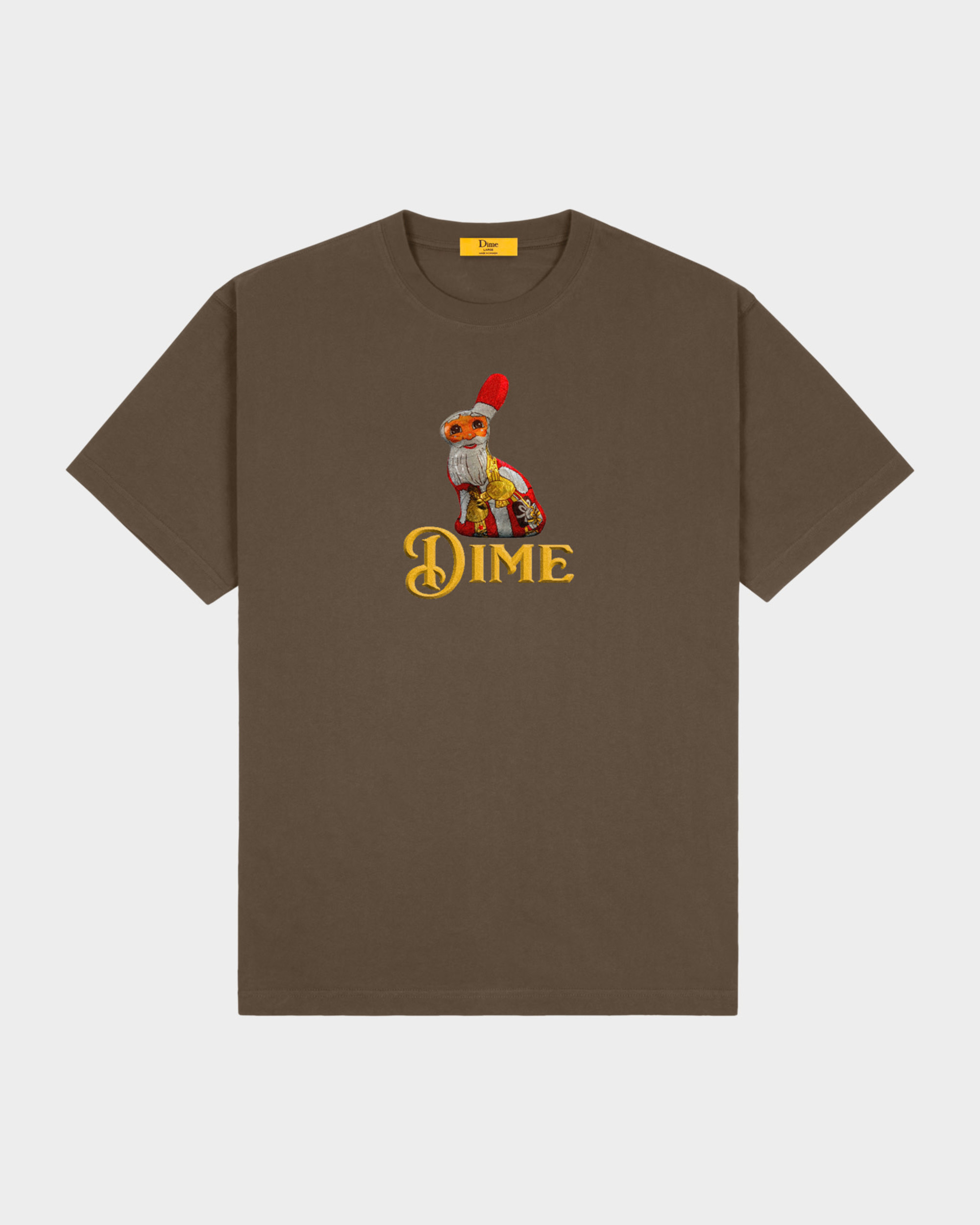 Dime Santa Bunny T-Shirt Walnut