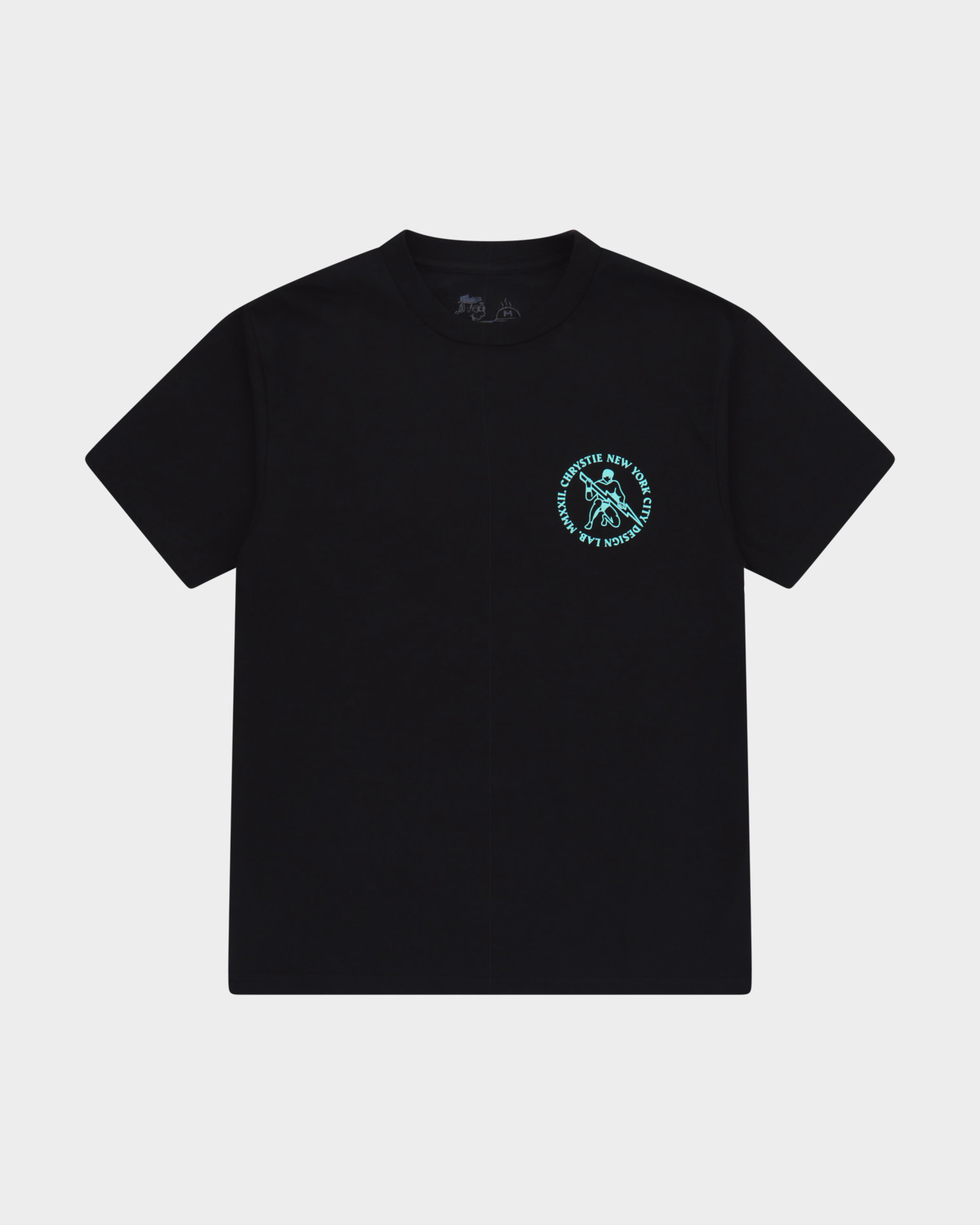 Chrystie  NYC x CSC Zeus Logo T-Shirt Black