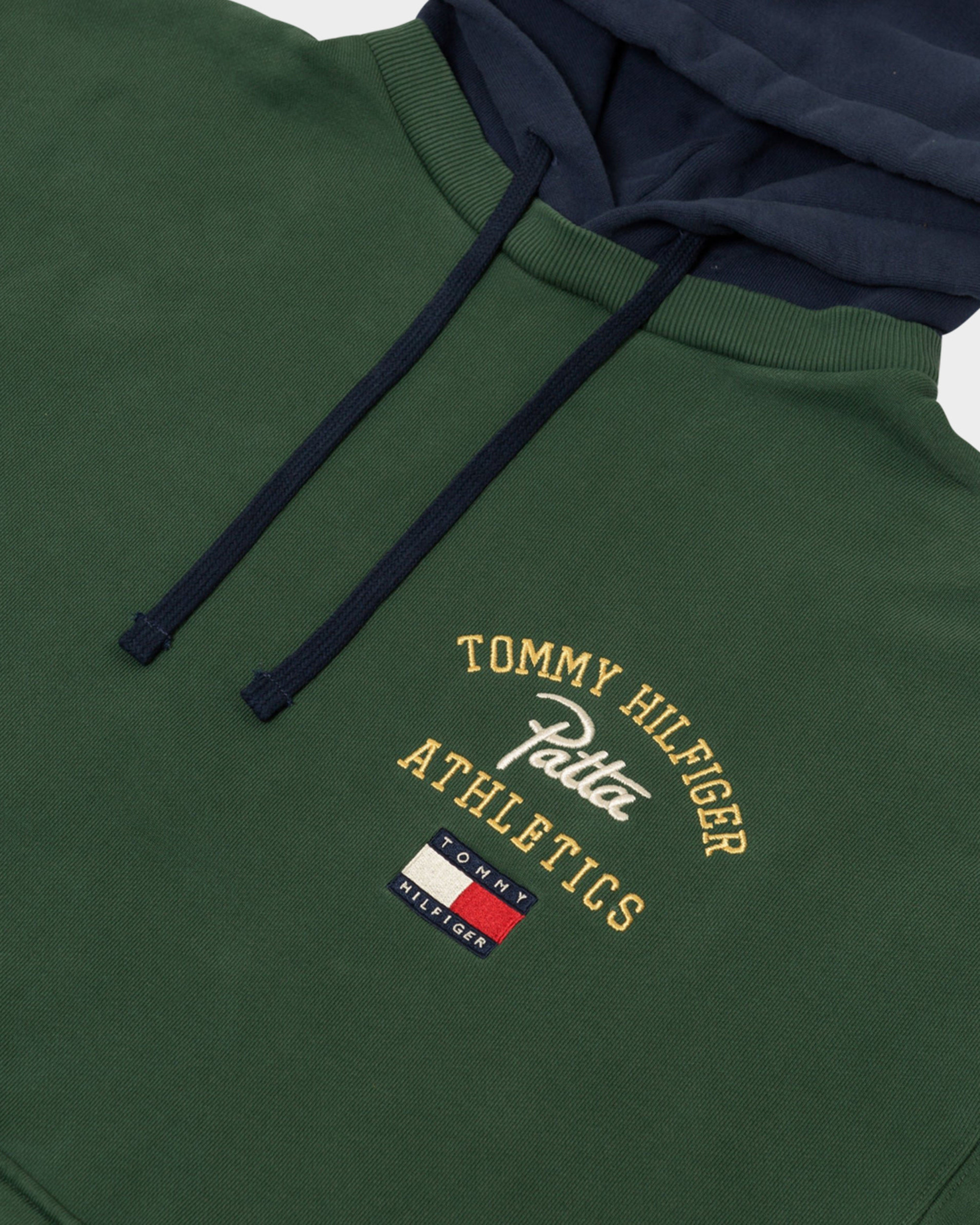 Patta x Tommy Hoodie Midnight Green