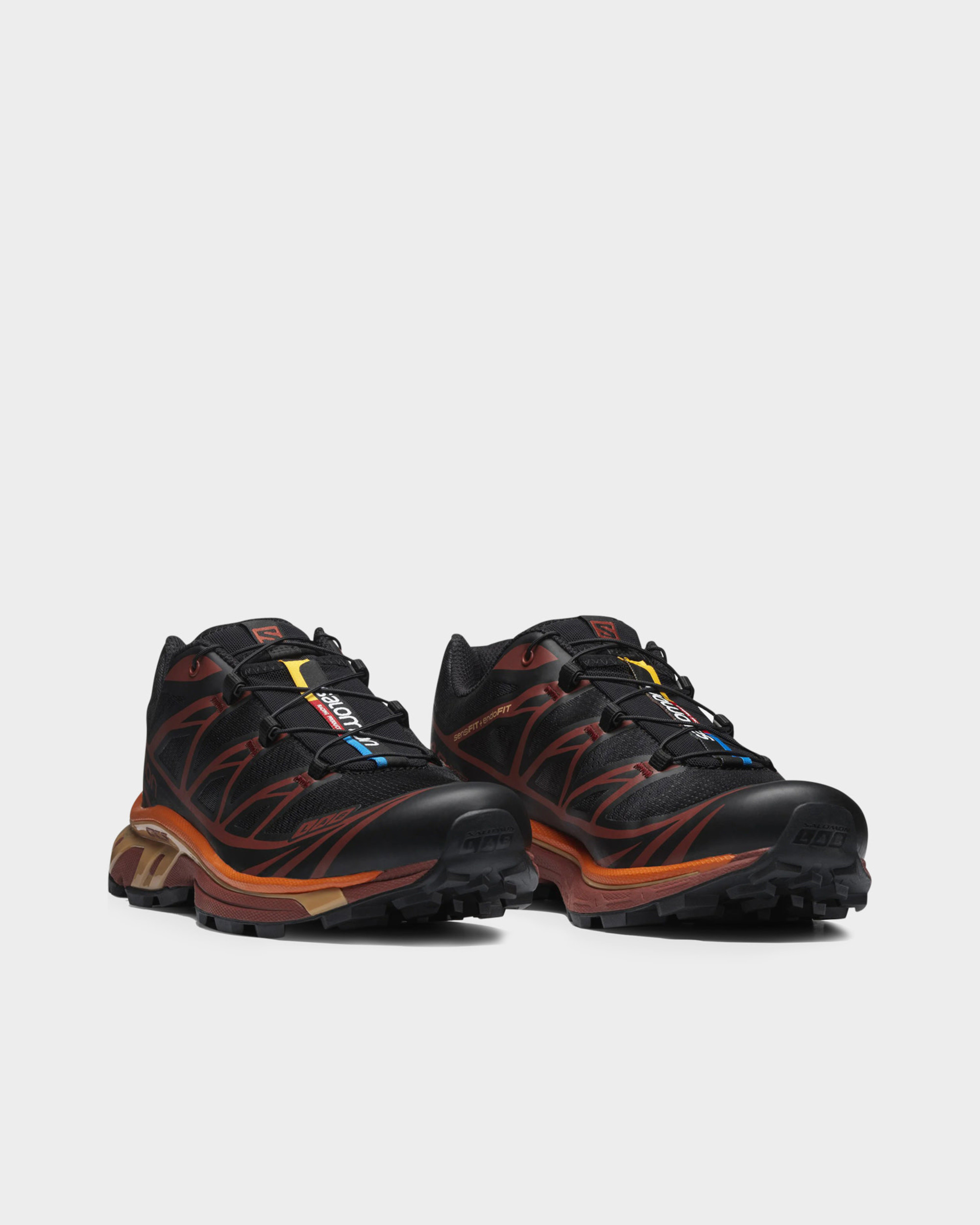 Salomon XT-6 Black/ Chocolate Plum/ Vibrant Orange