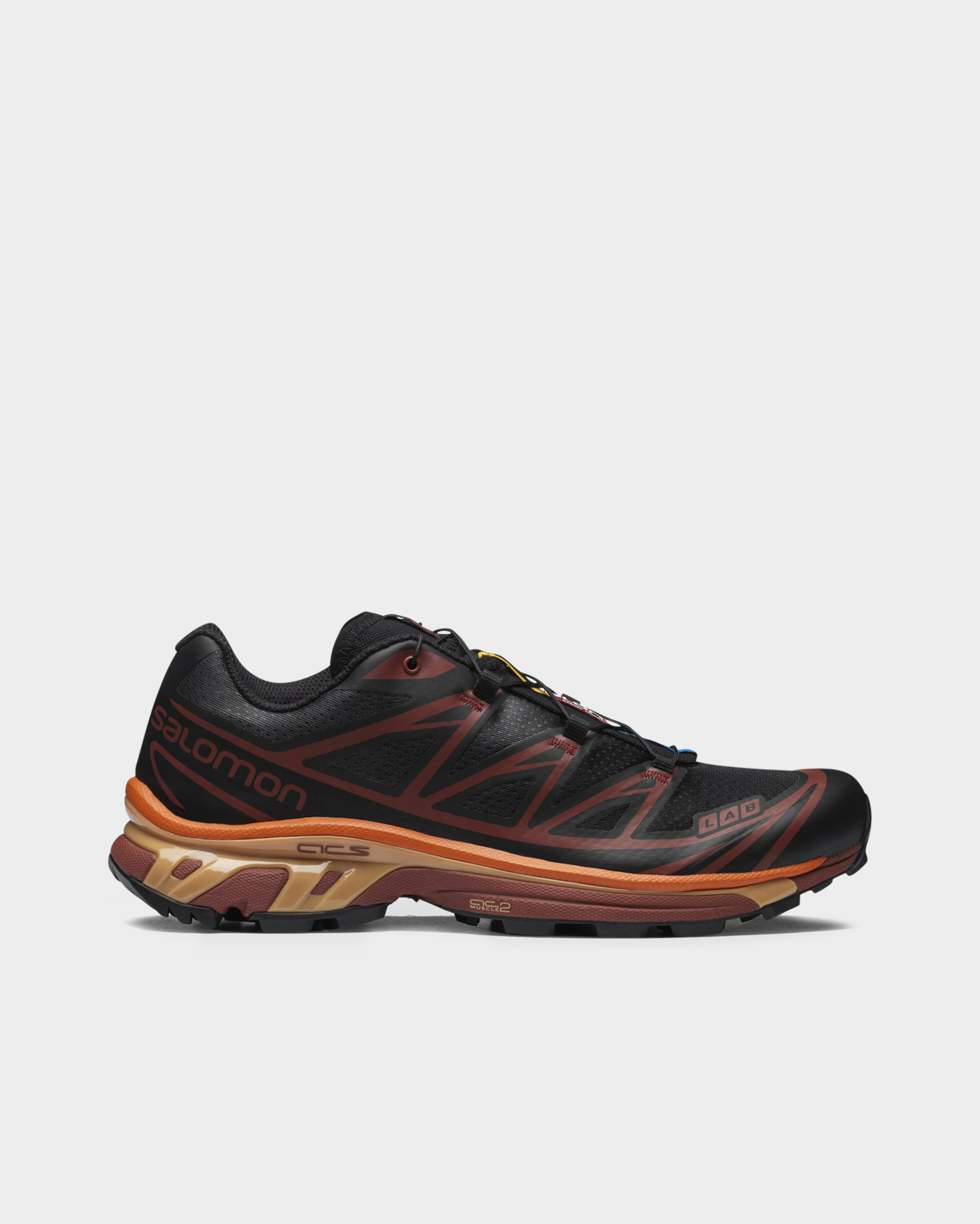 Salomon XT-6 Black/ Chocolate Plum/ Vibrant Orange